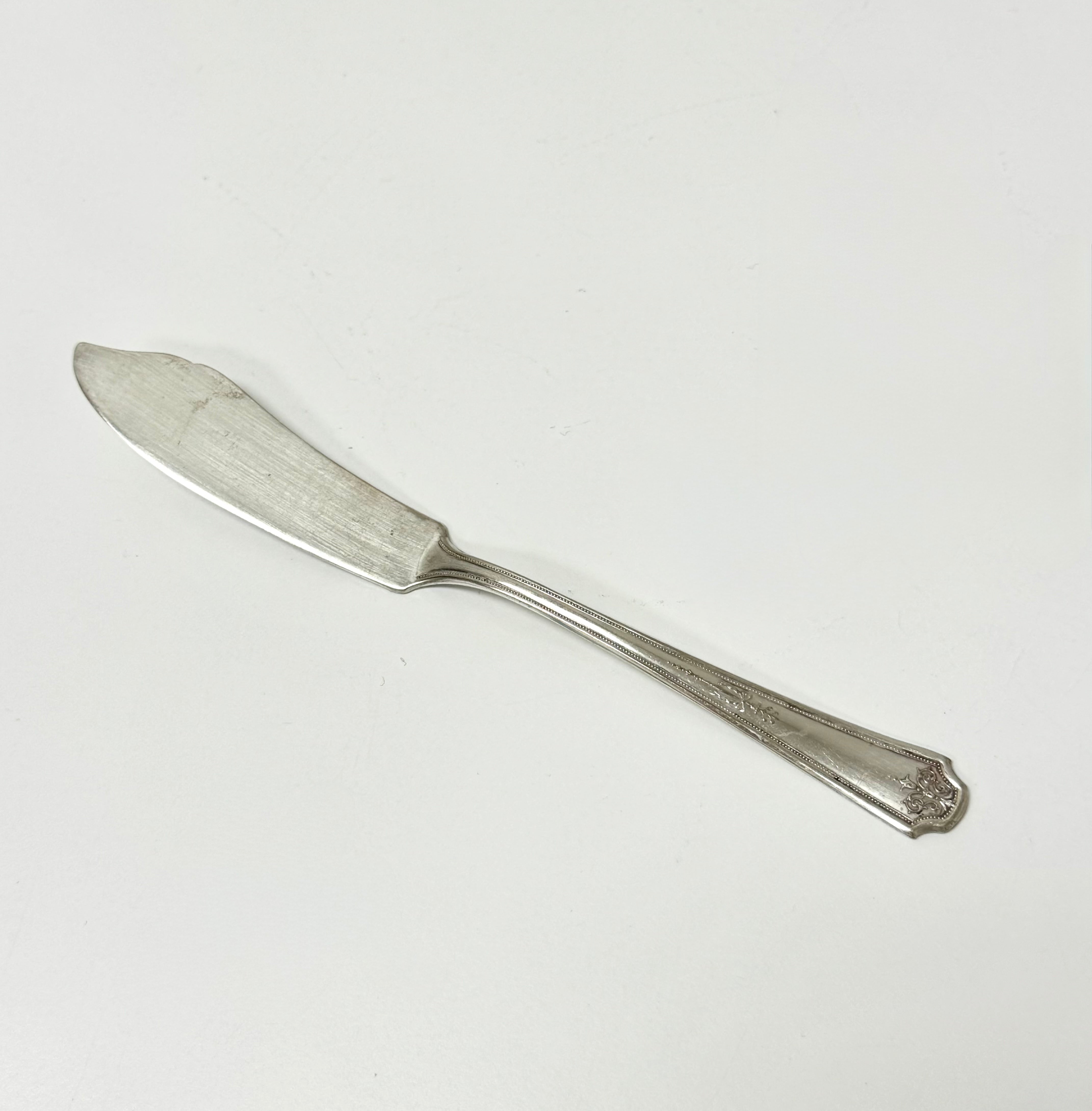 Antique Silverplate Master Butter Knife
