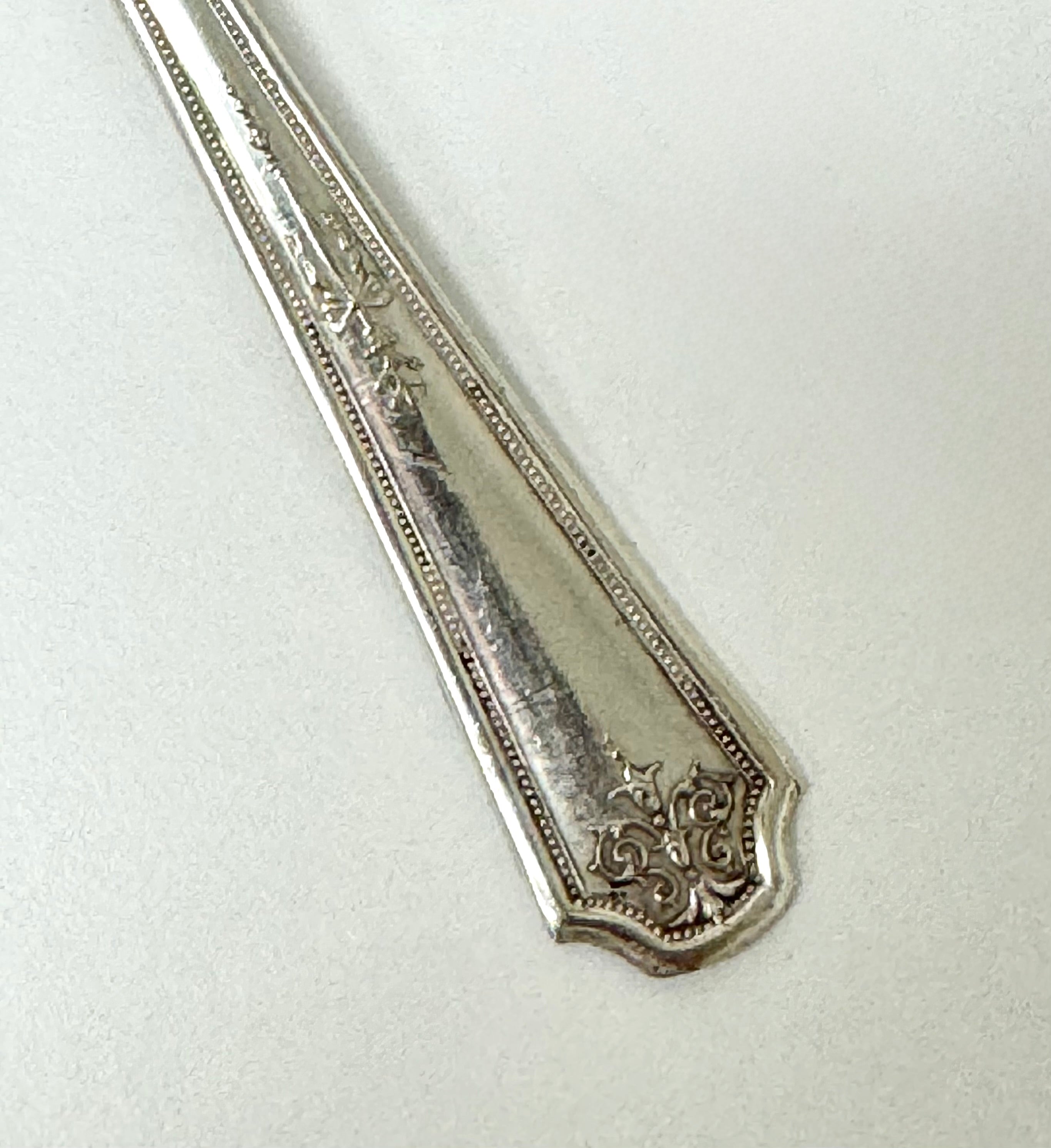 Antique Silverplate Master Butter Knife