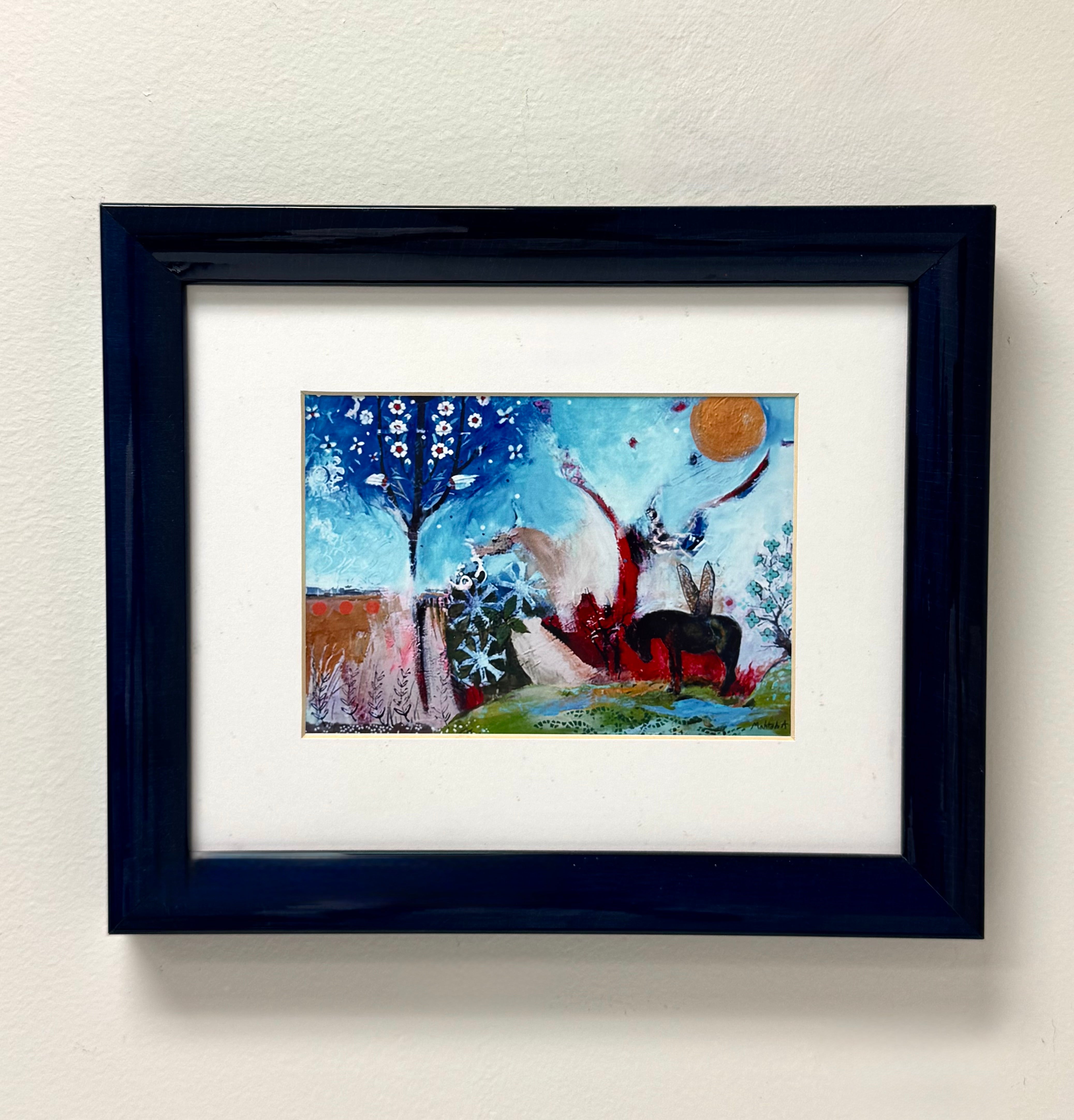 Surrealist Winged Horse Print
