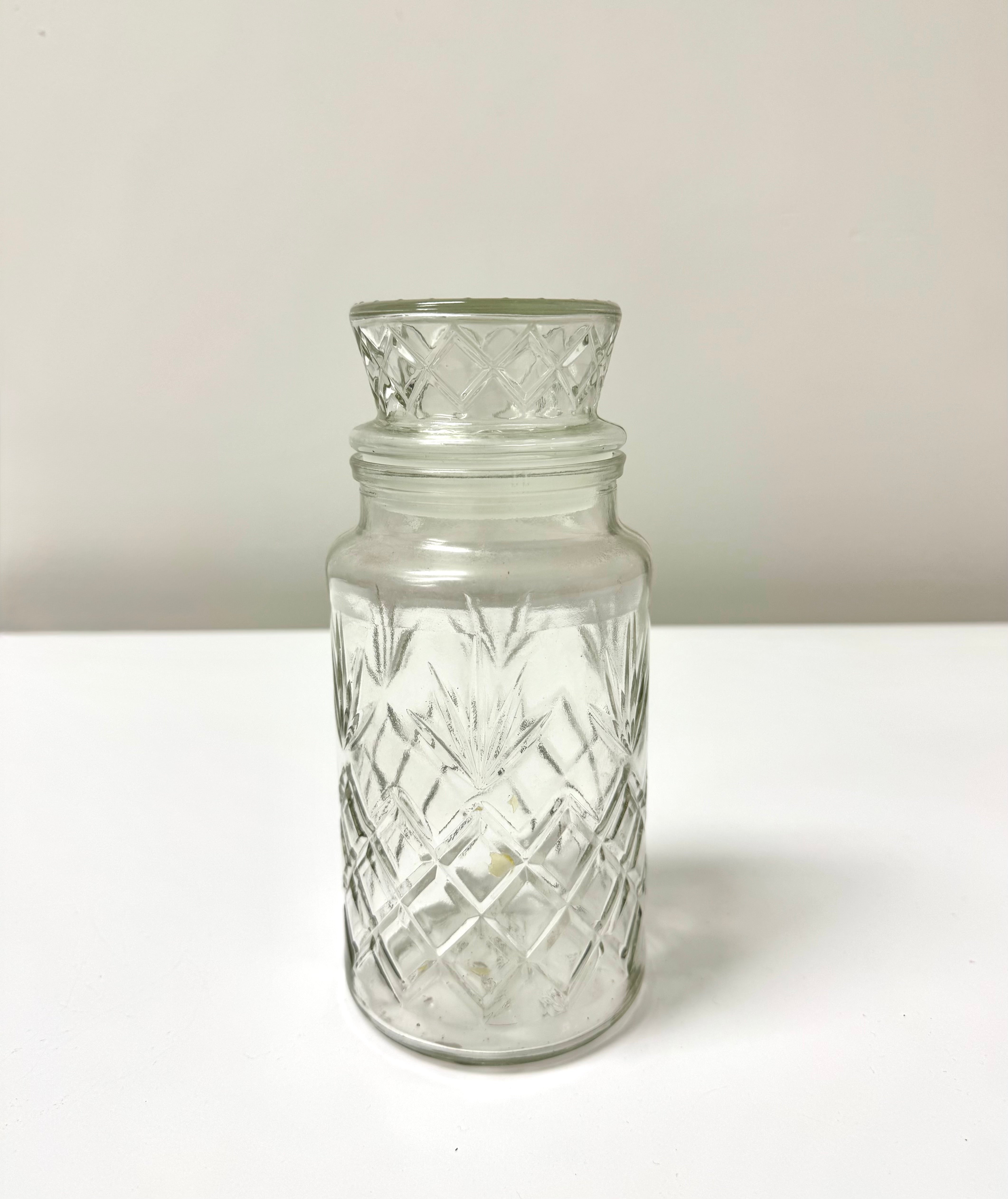Vintage Glass Planter's Peanuts Jar
