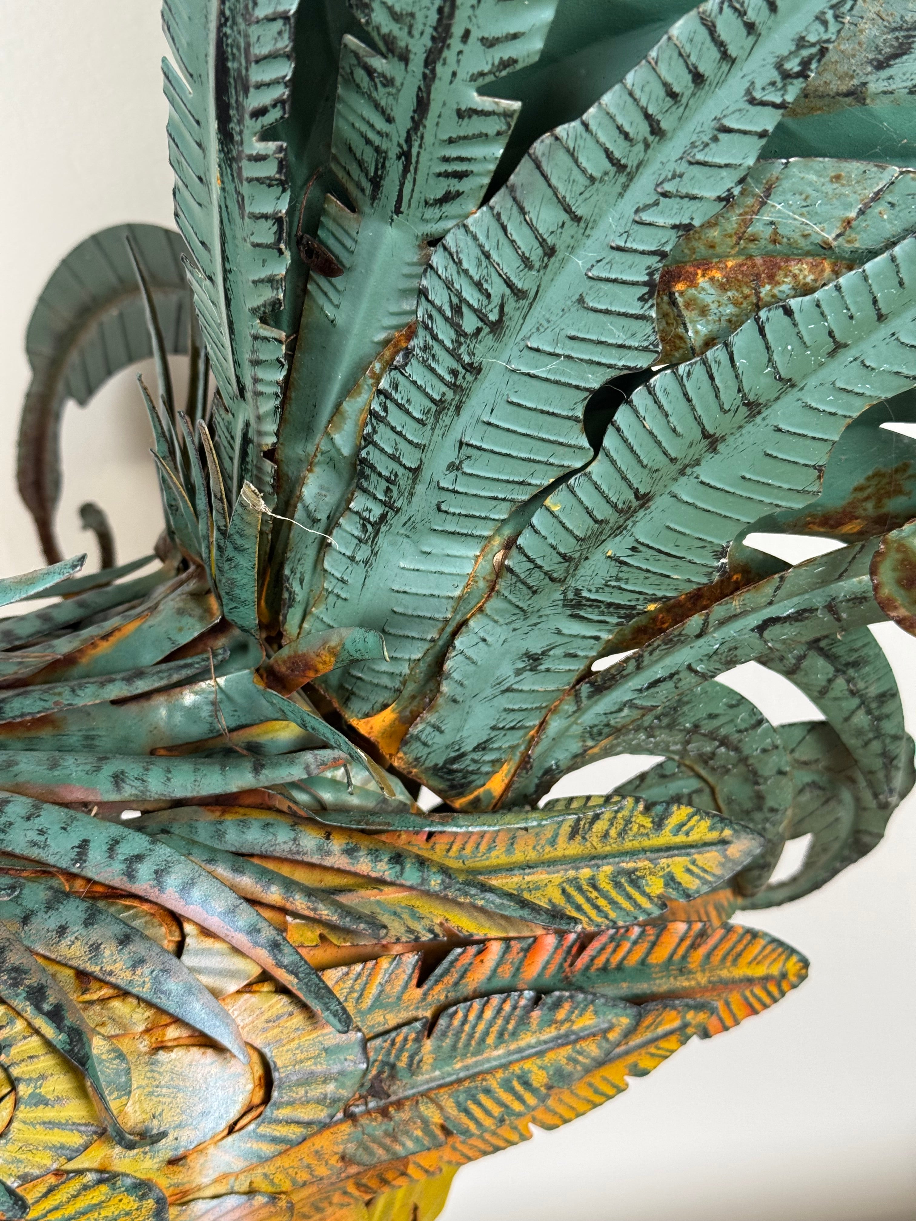Colourful Metal Garden Rooster