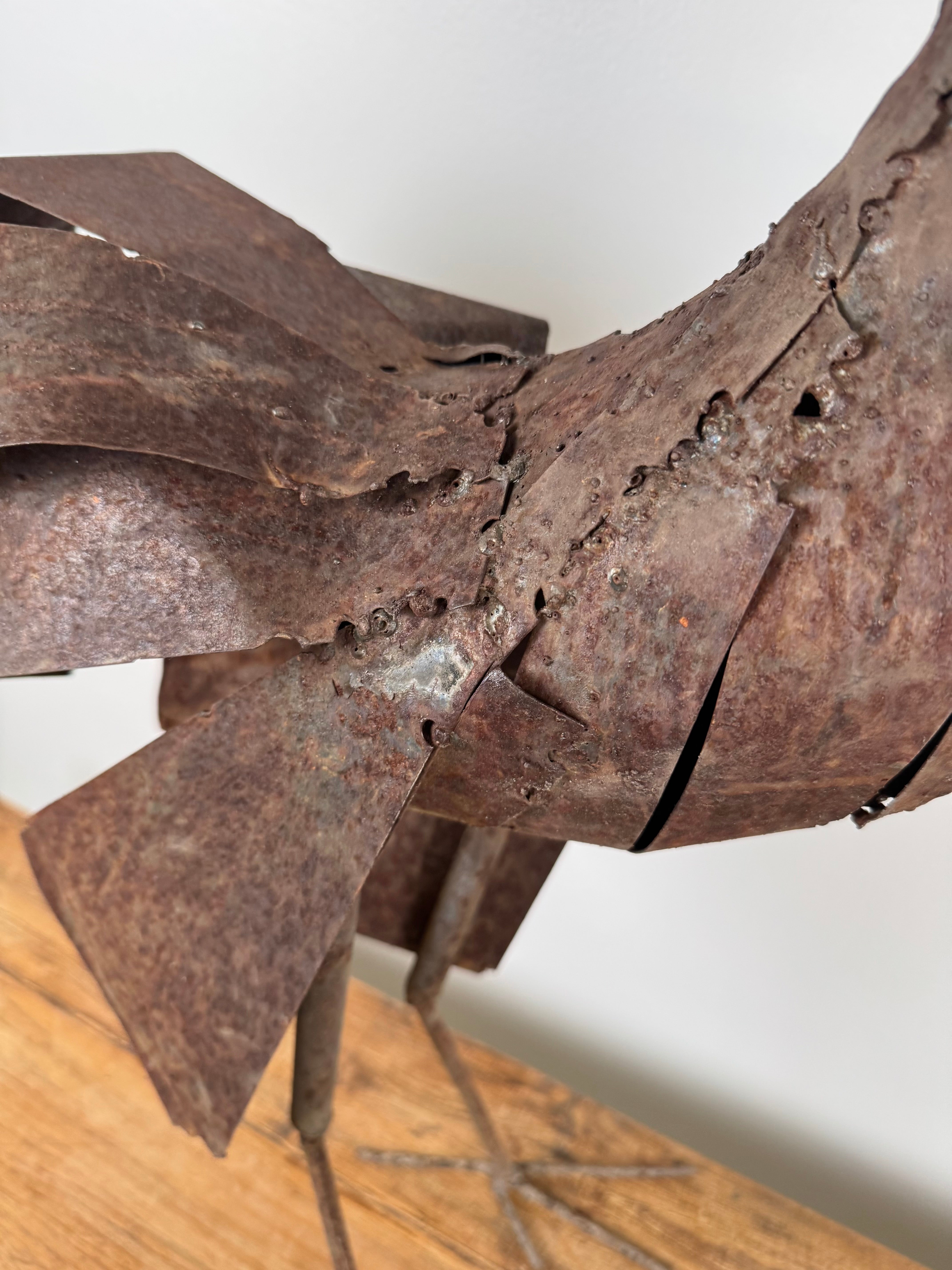 Rusted Metal Rooster