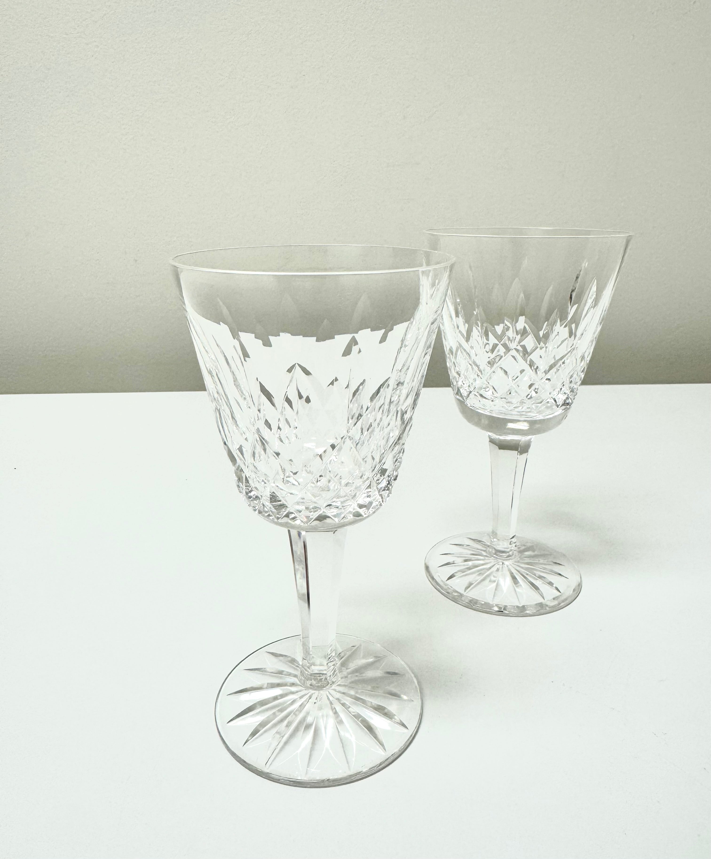 WATERFORD 'Lismore' Wine Glasses Set of 2
