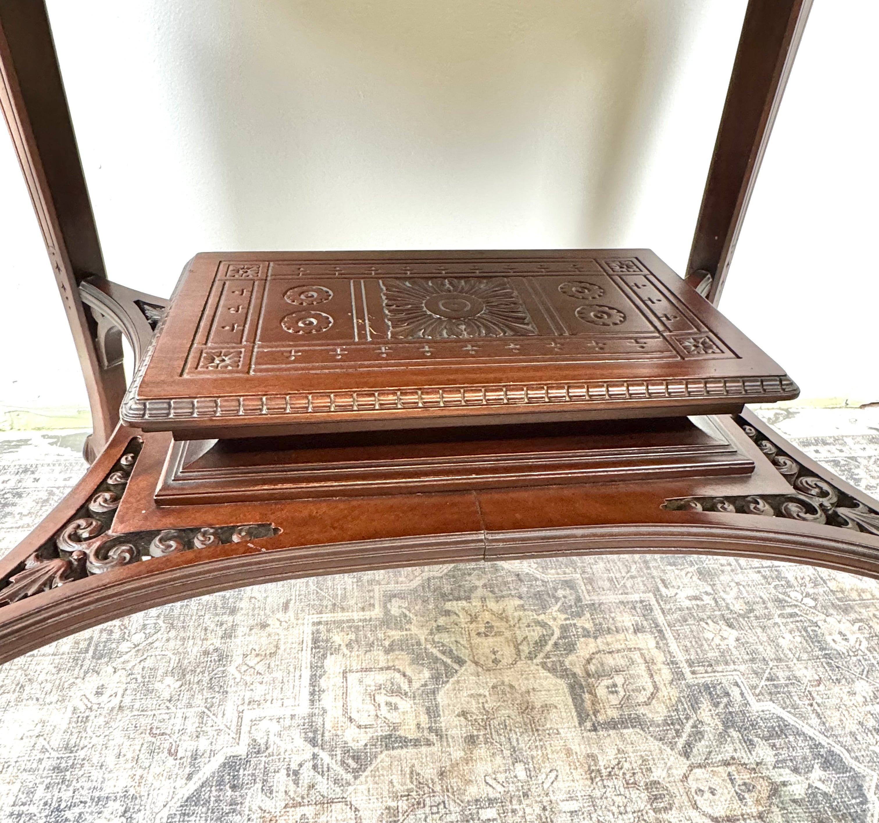 Carved Wood Table