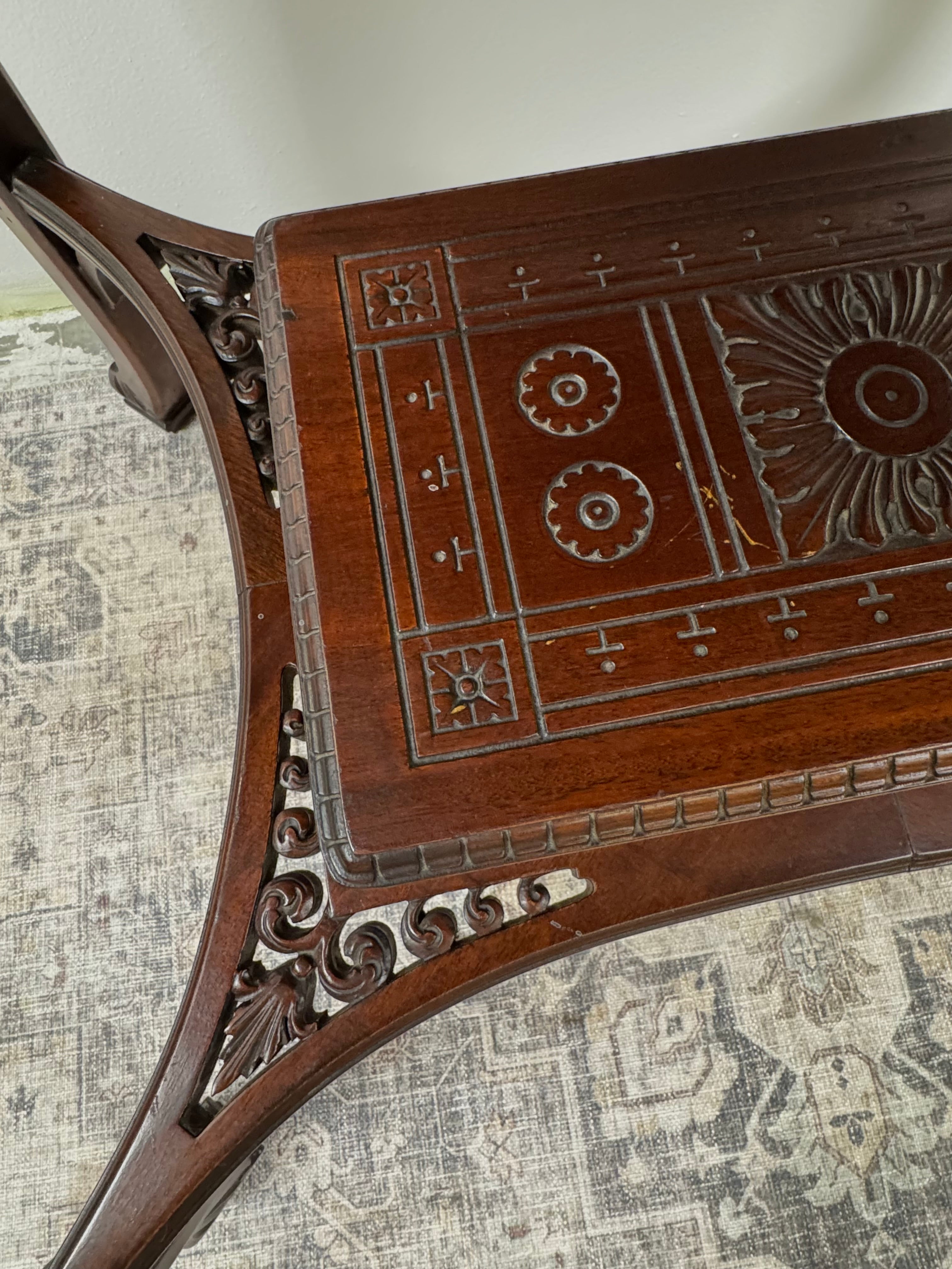 Carved Wood Table