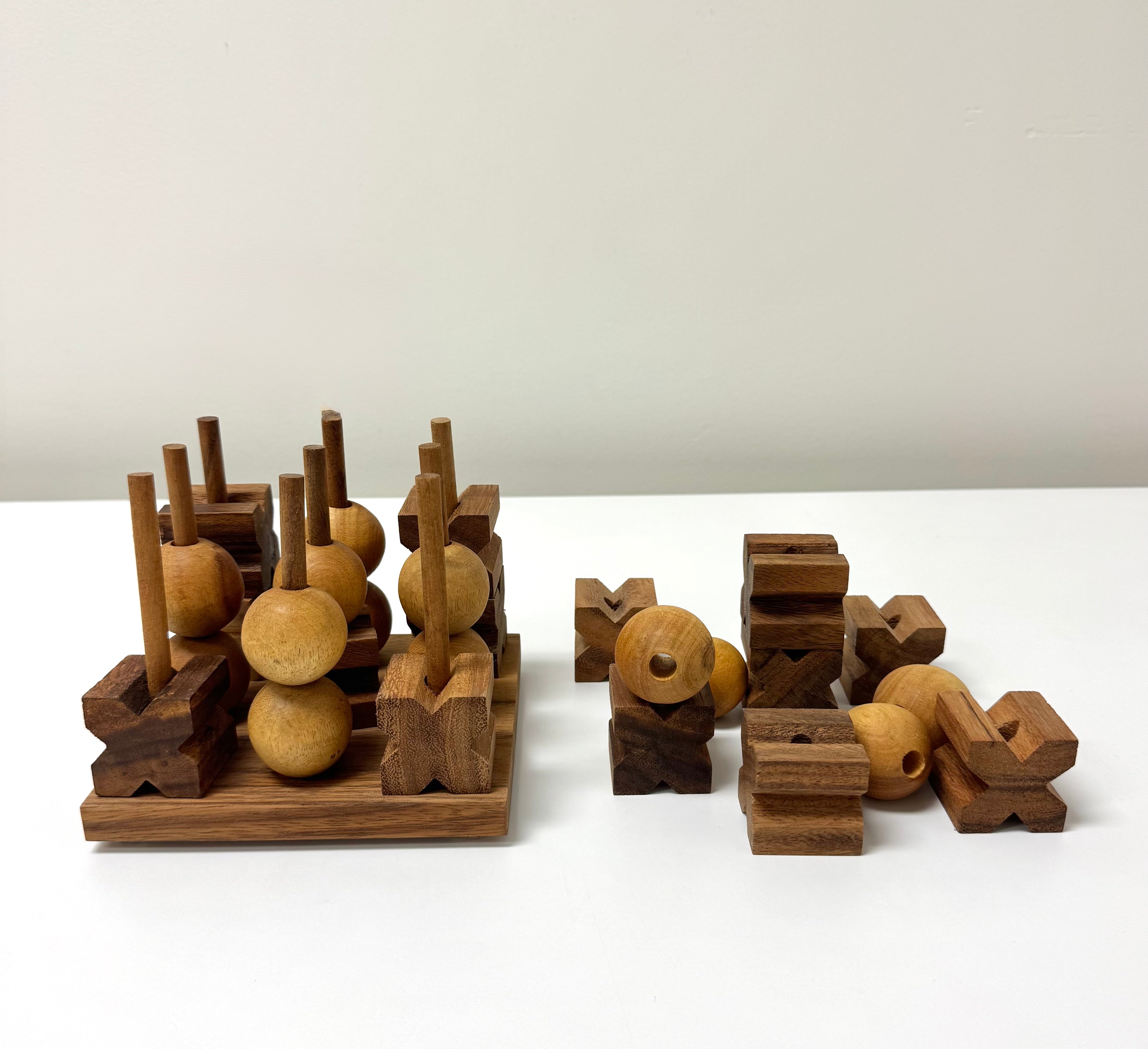 Wooden Tic Tac Toe