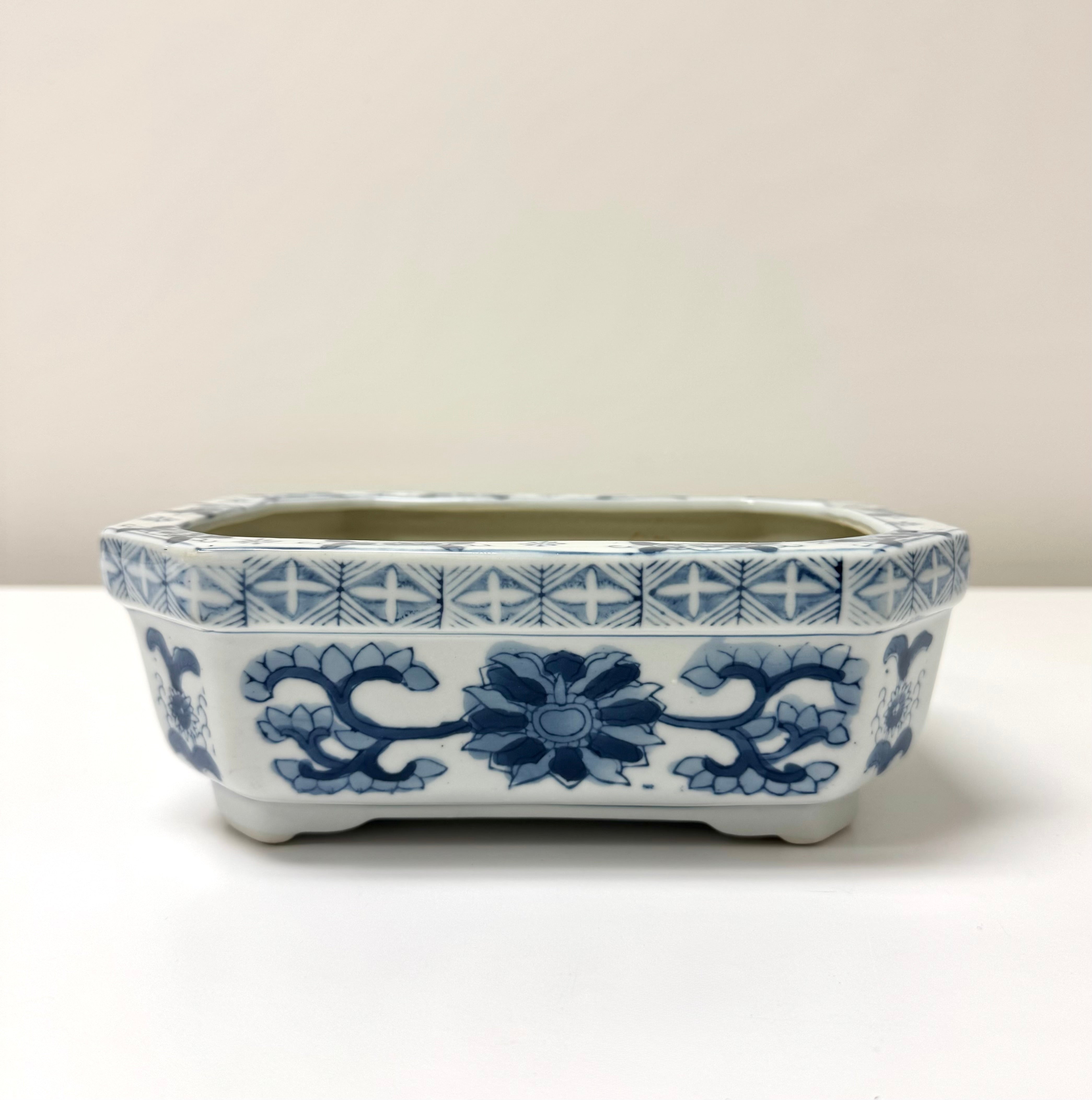 Vintage Chinoiserie Bonsai Pot