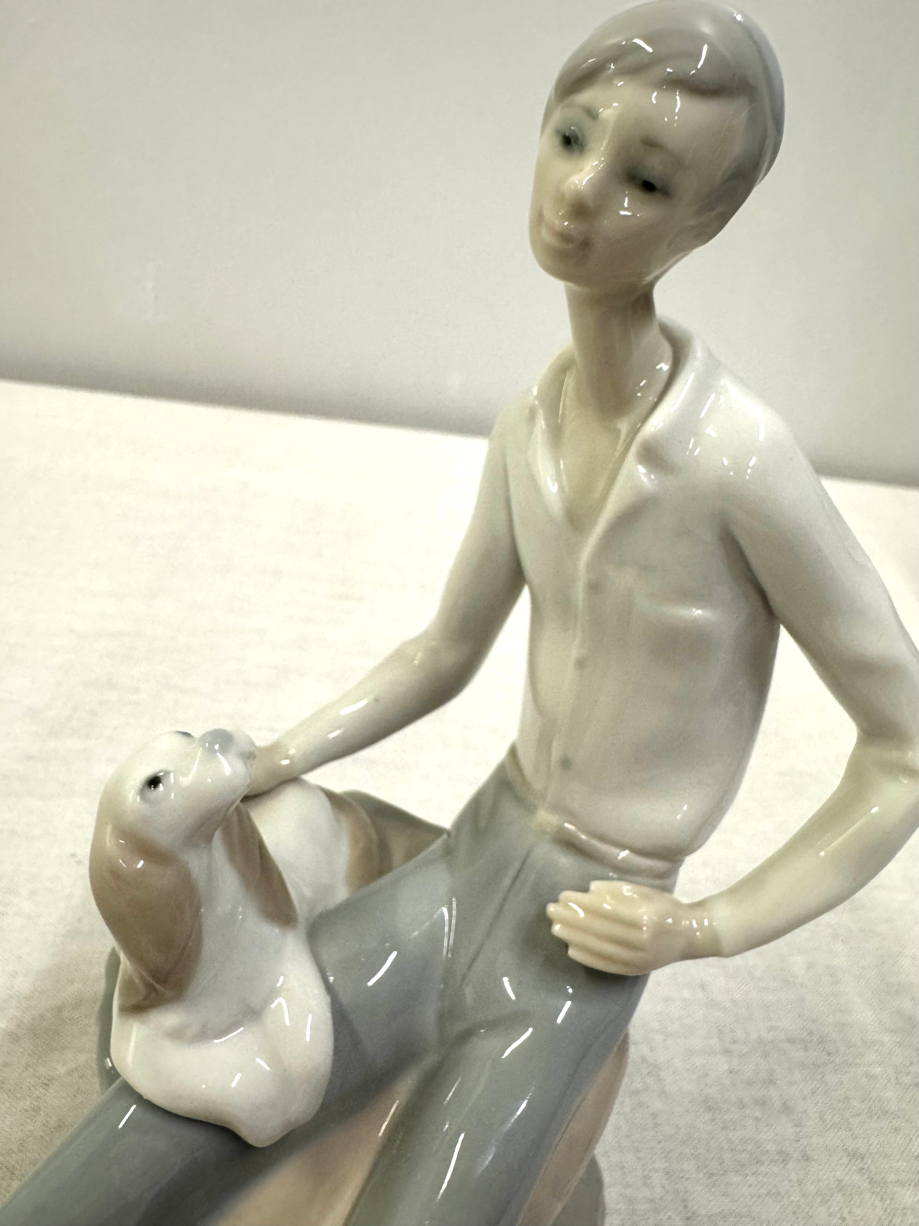 NAO by LLADRO 'Shepherd with Dog'