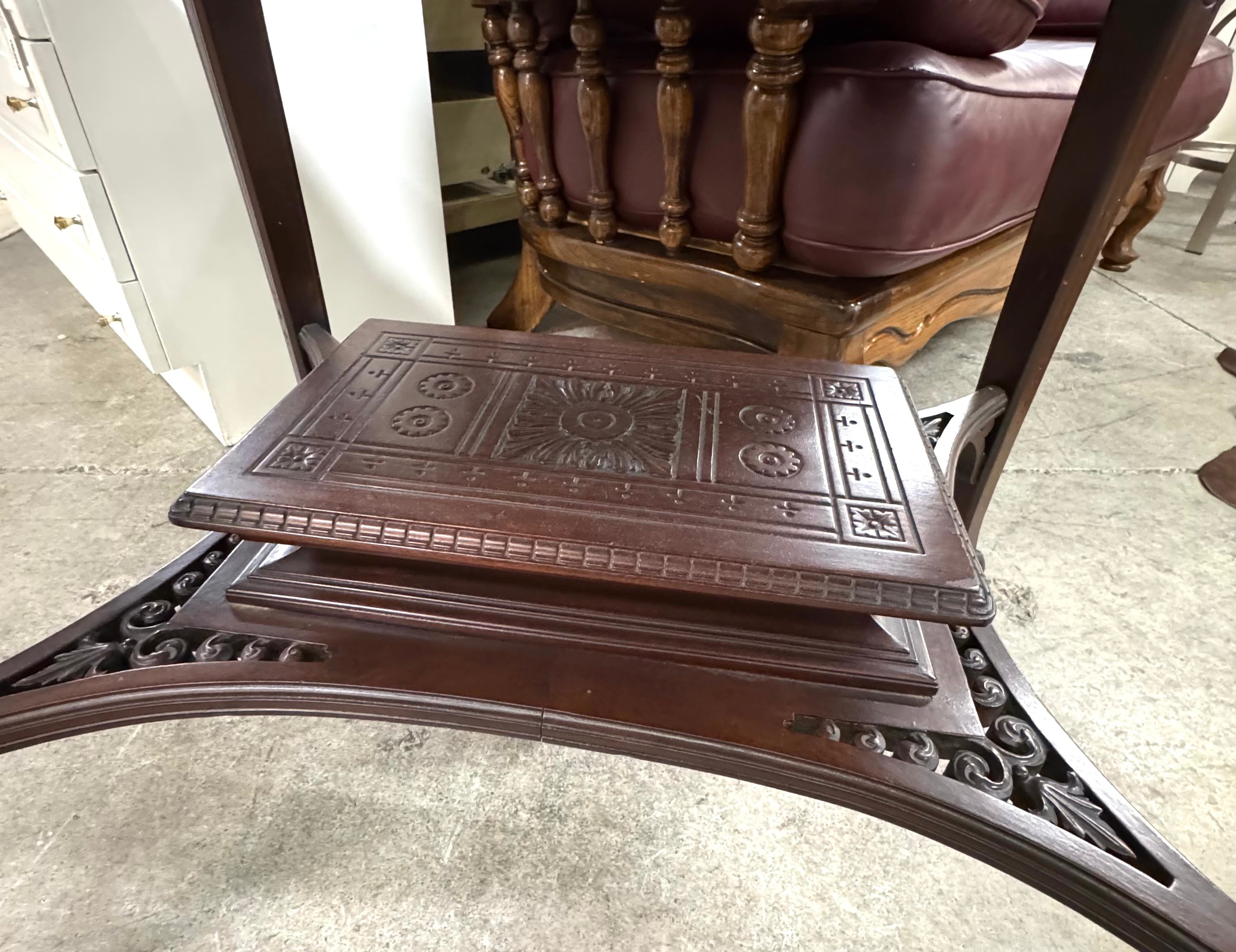 Carved Wood Table