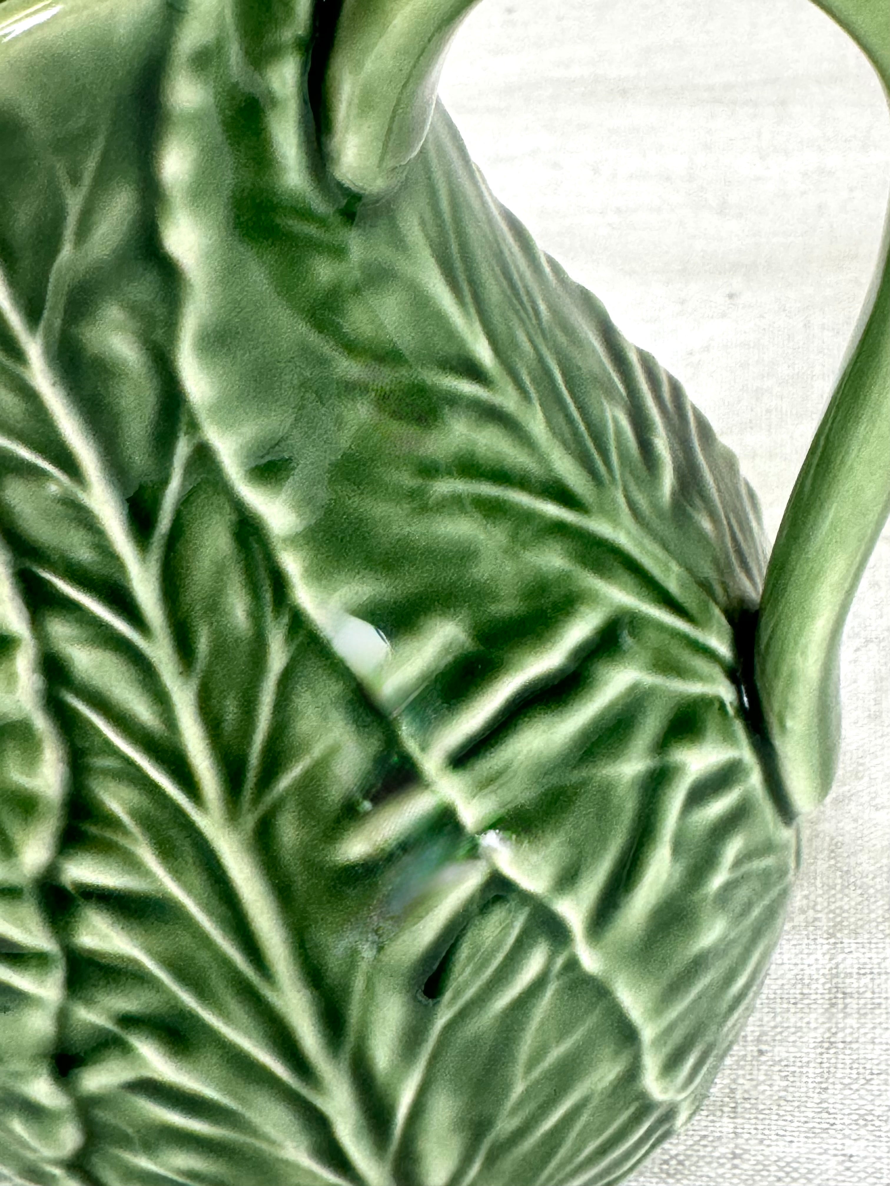 BORDALLO PINHEIRO Green Cabbage Leaf Pitcher