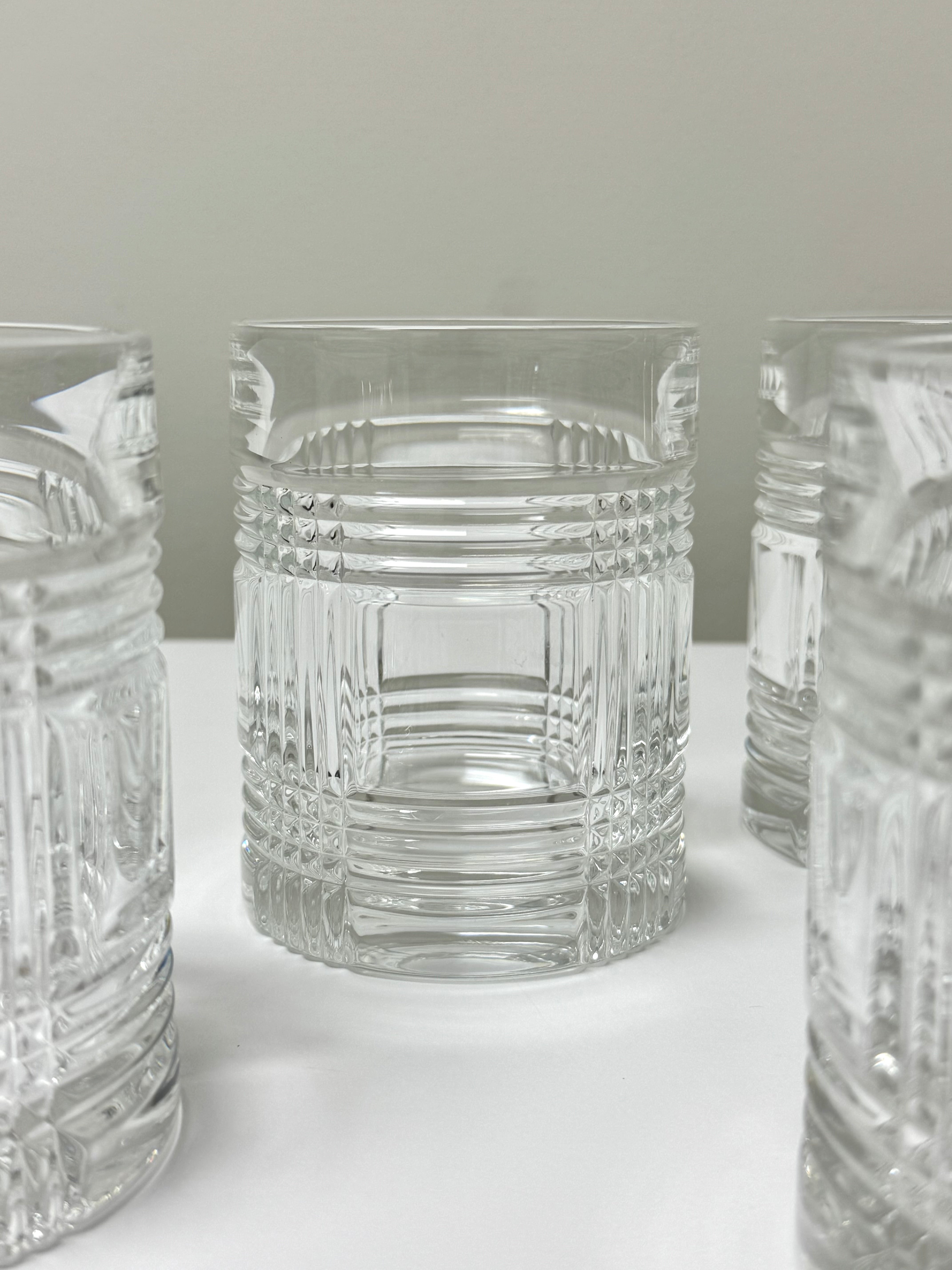 RALPH LAUREN 'Glen Plaid' Crystal Tumblers Set of 4