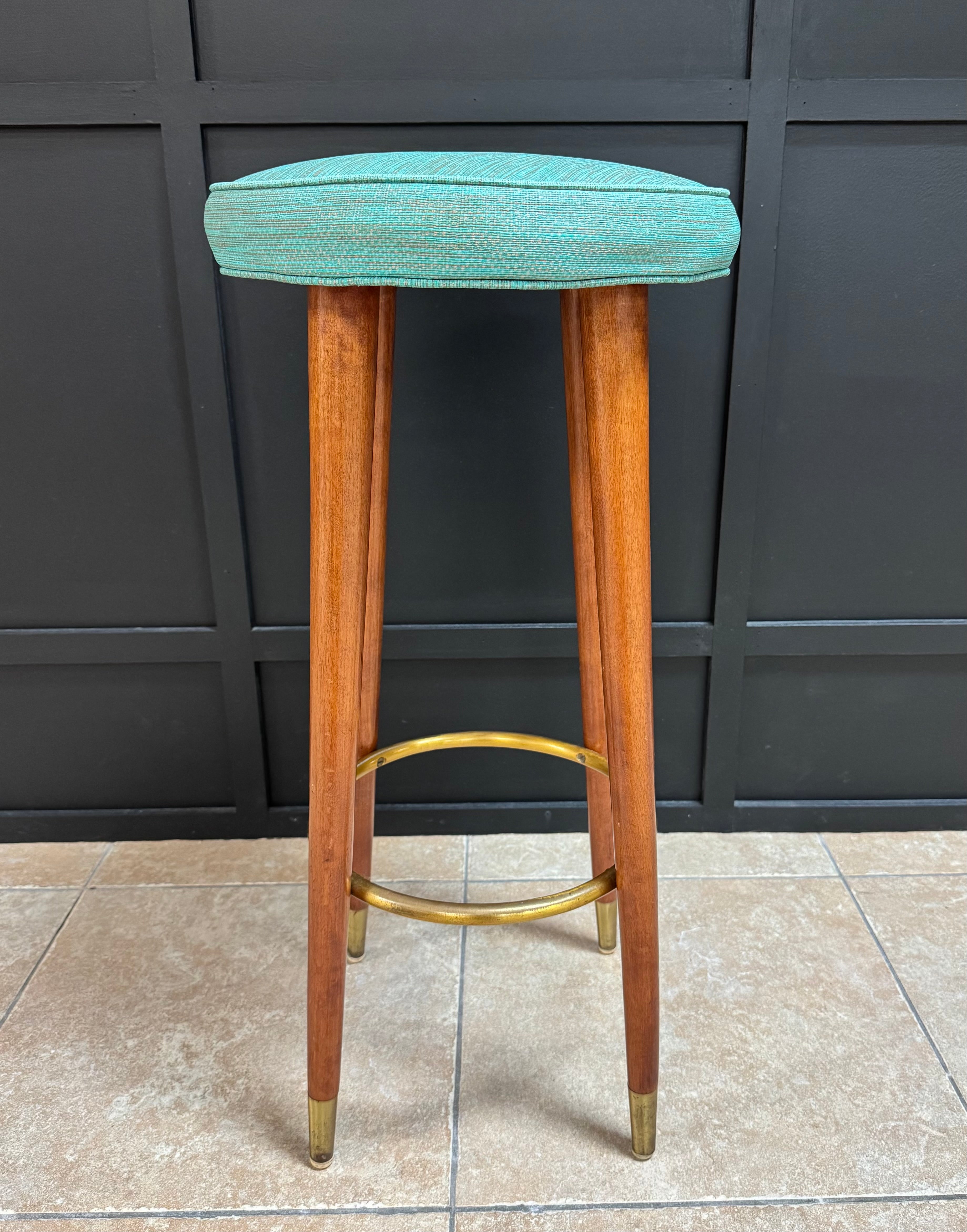 Vintage MCM Counter Stool