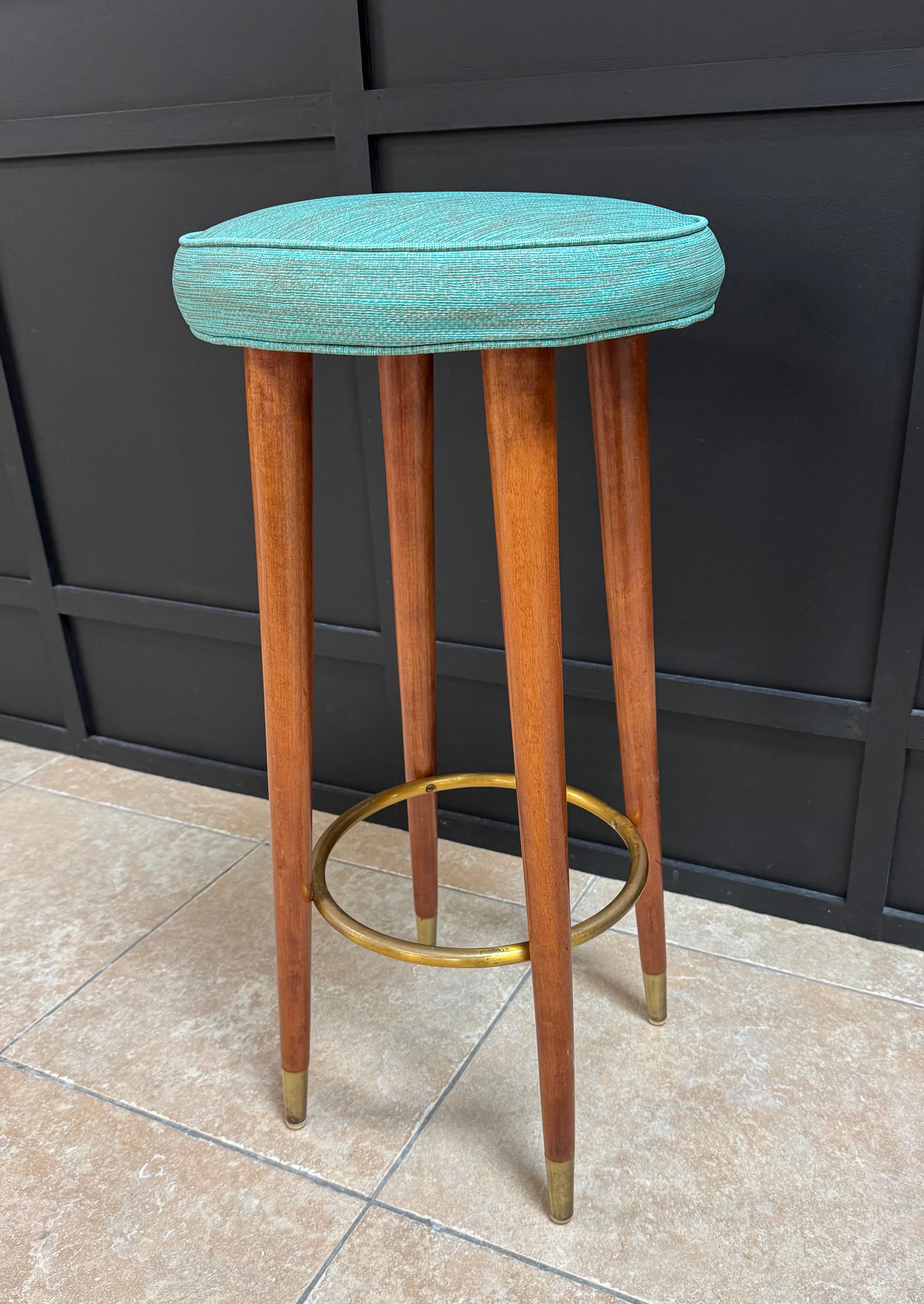 Vintage MCM Counter Stool