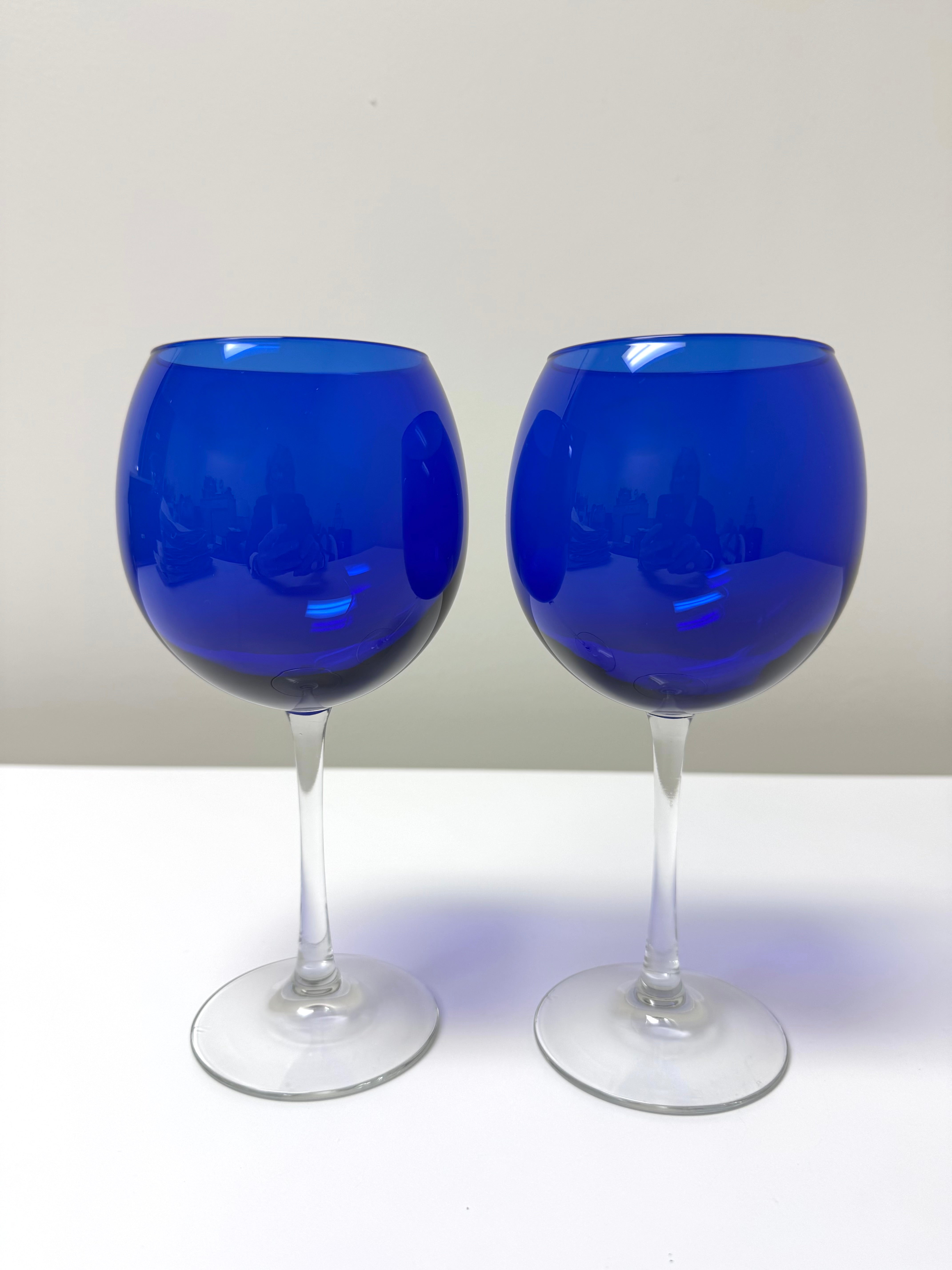 Cobalt Wine Goblets Set of 2