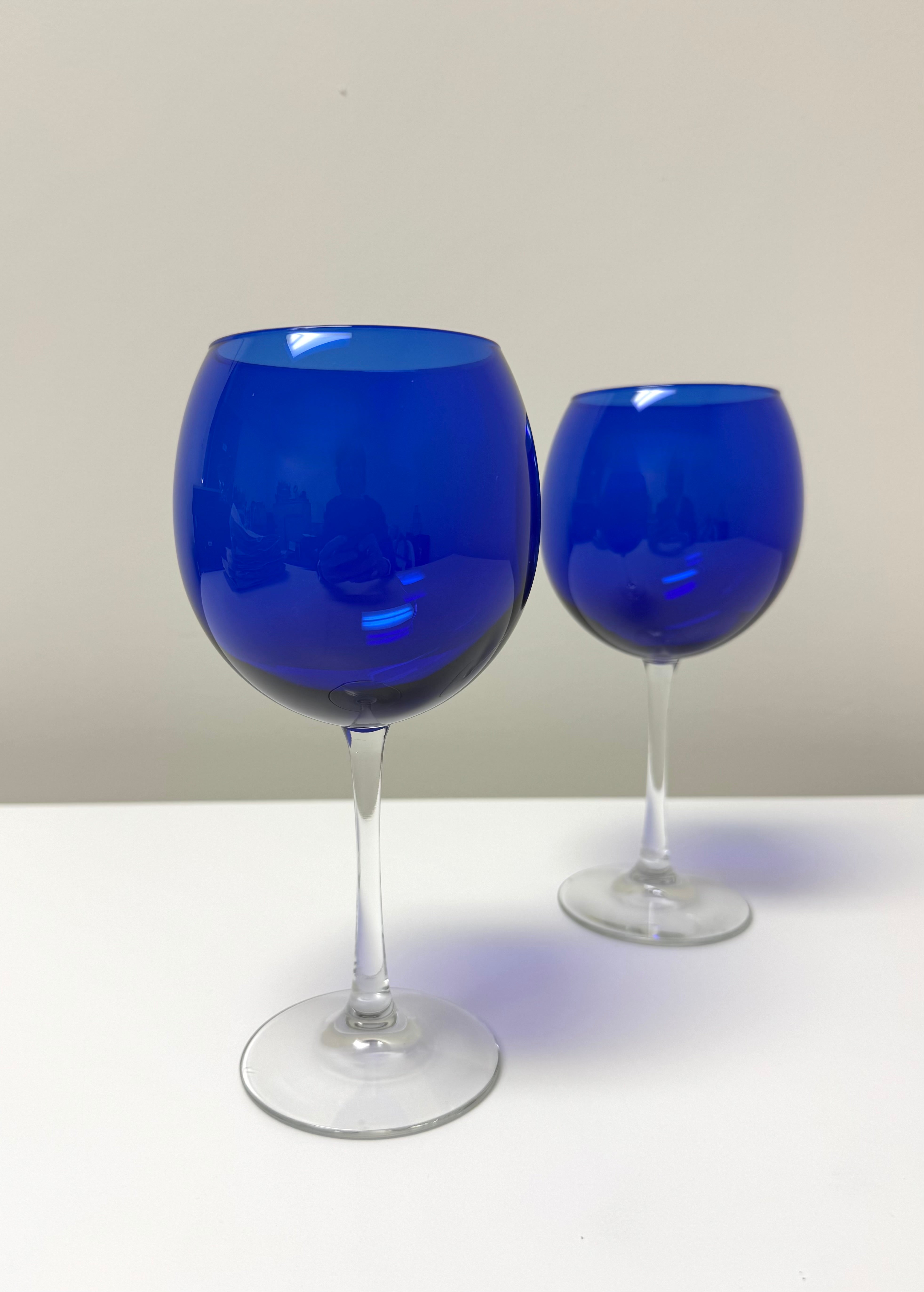 Cobalt Wine Goblets Set of 2