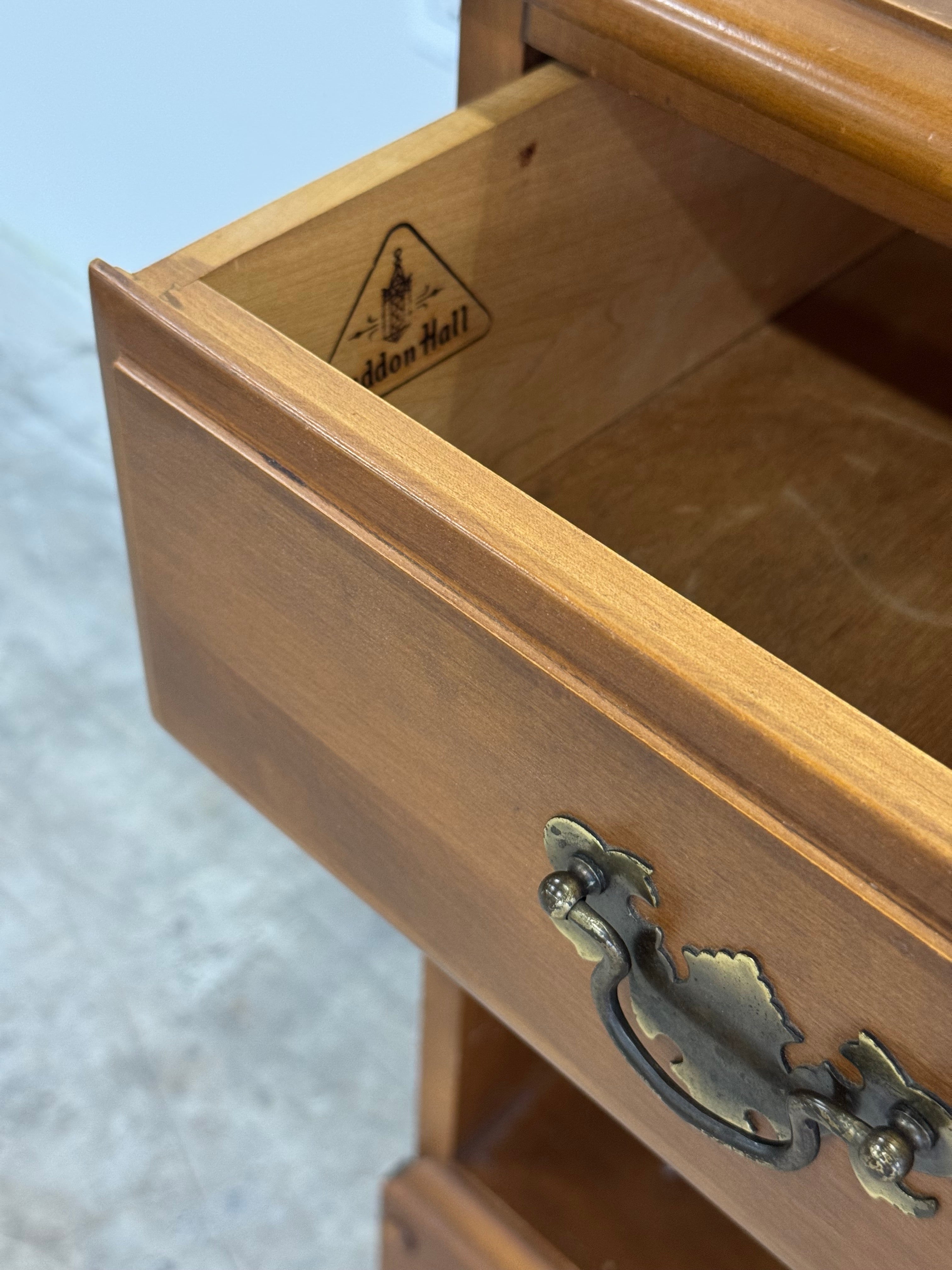 KNECHTEL 'Haddon Hall' Maple Nightstand