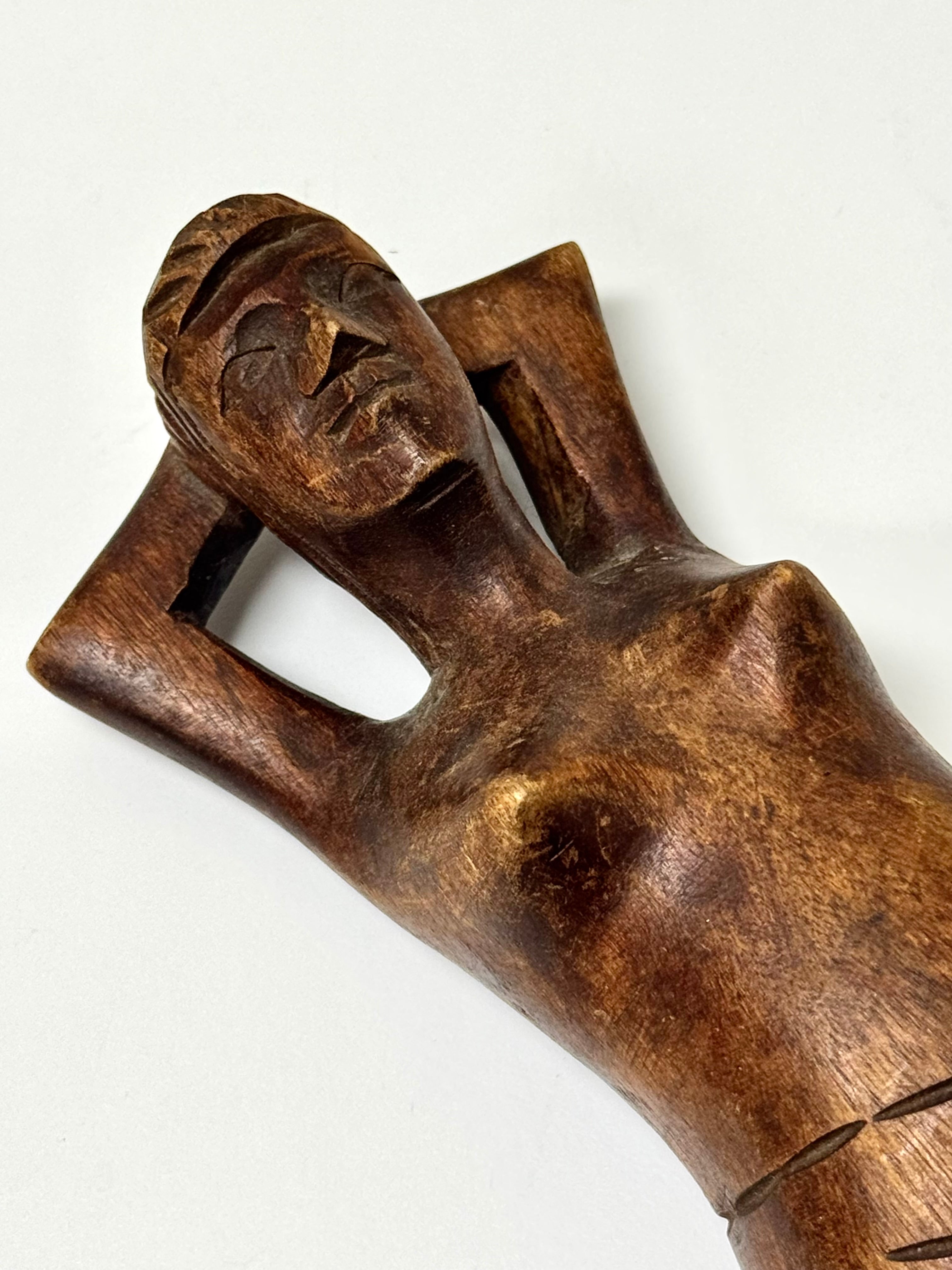 Vintage Hand-carved Wooden Nutcracker
