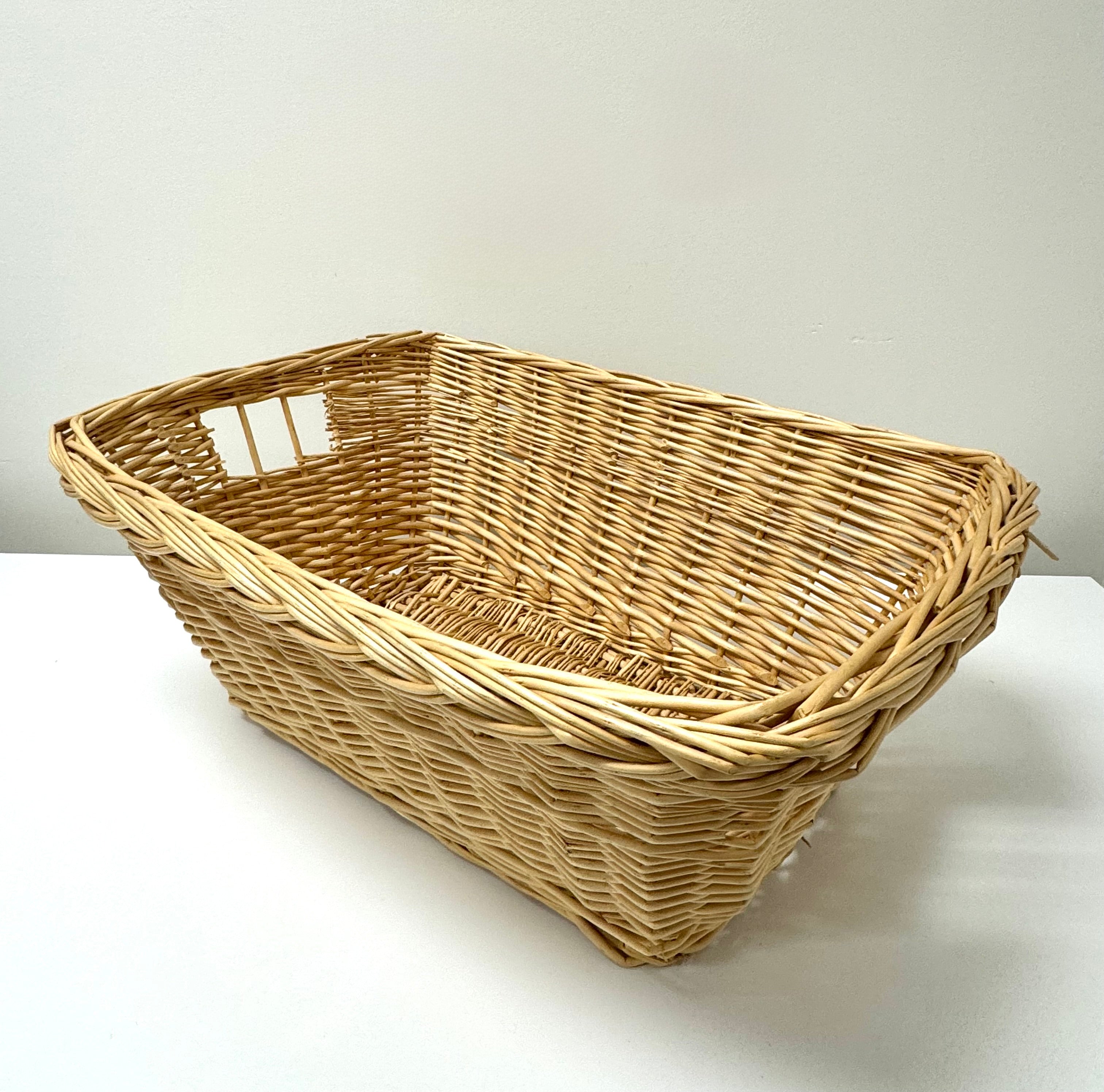 Rectangular Wicker Basket