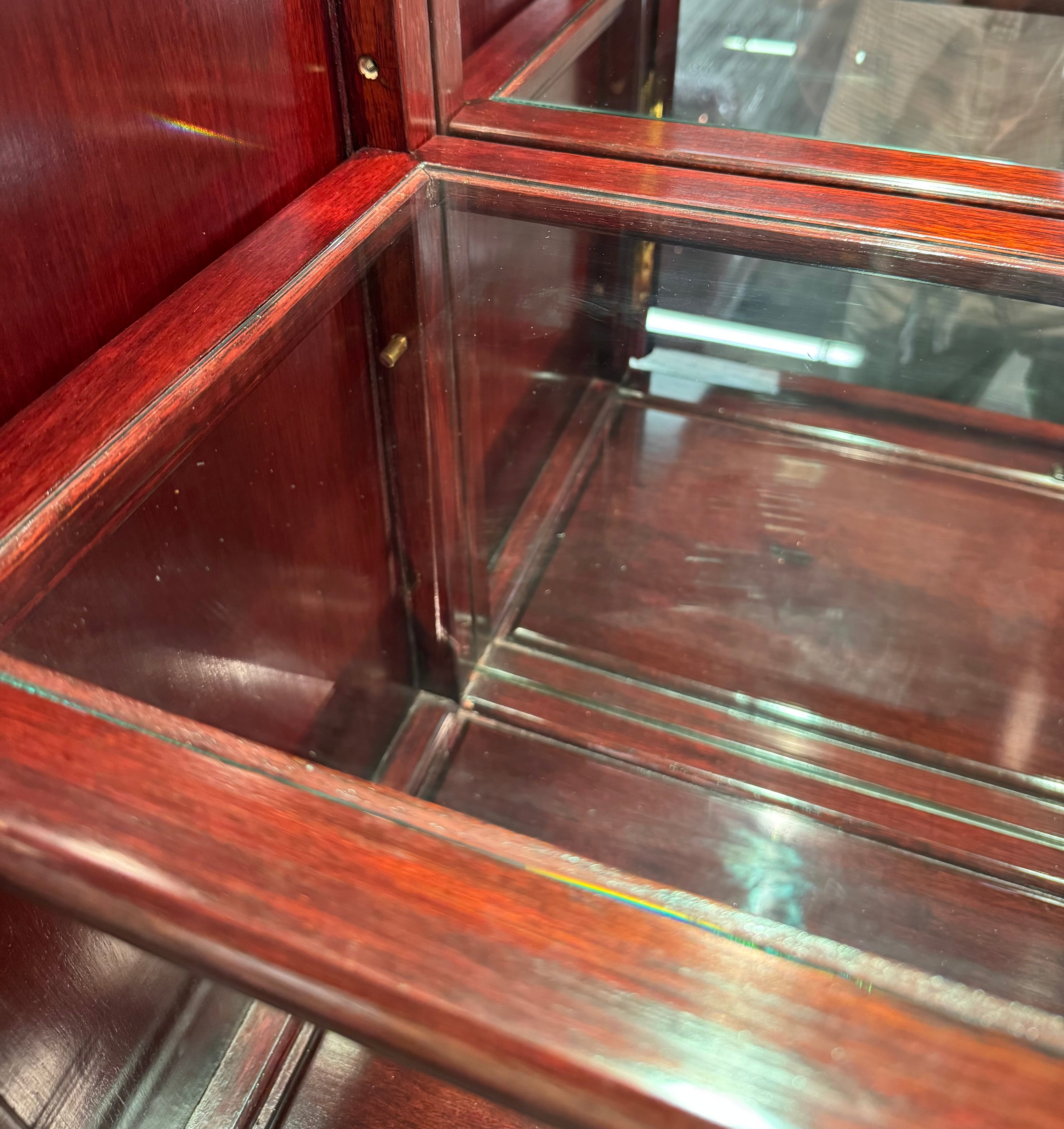 Asian Inspired Rosewood Sideboard with Hutch