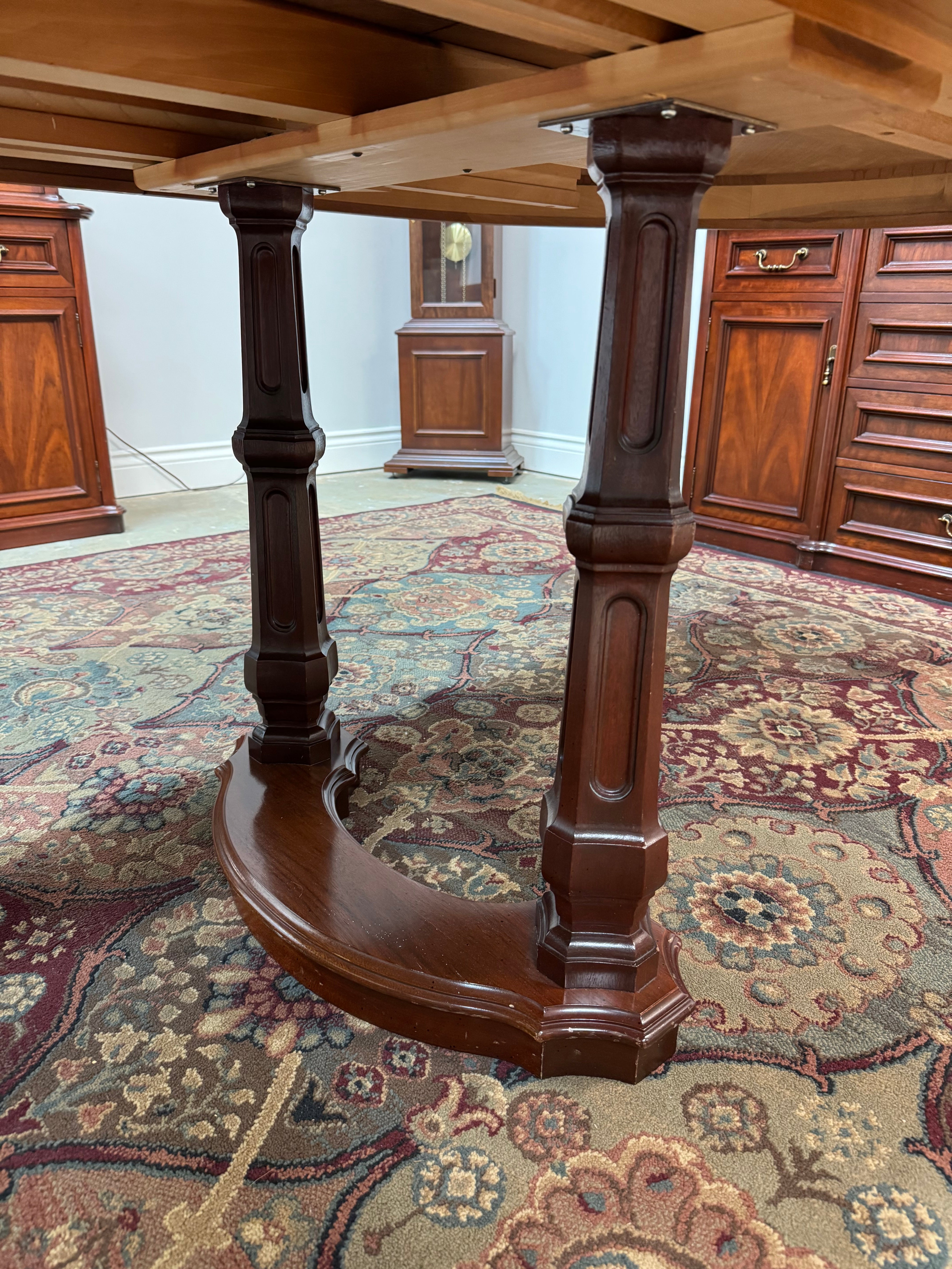 Mahogany Dual-pedestal Dining Table *