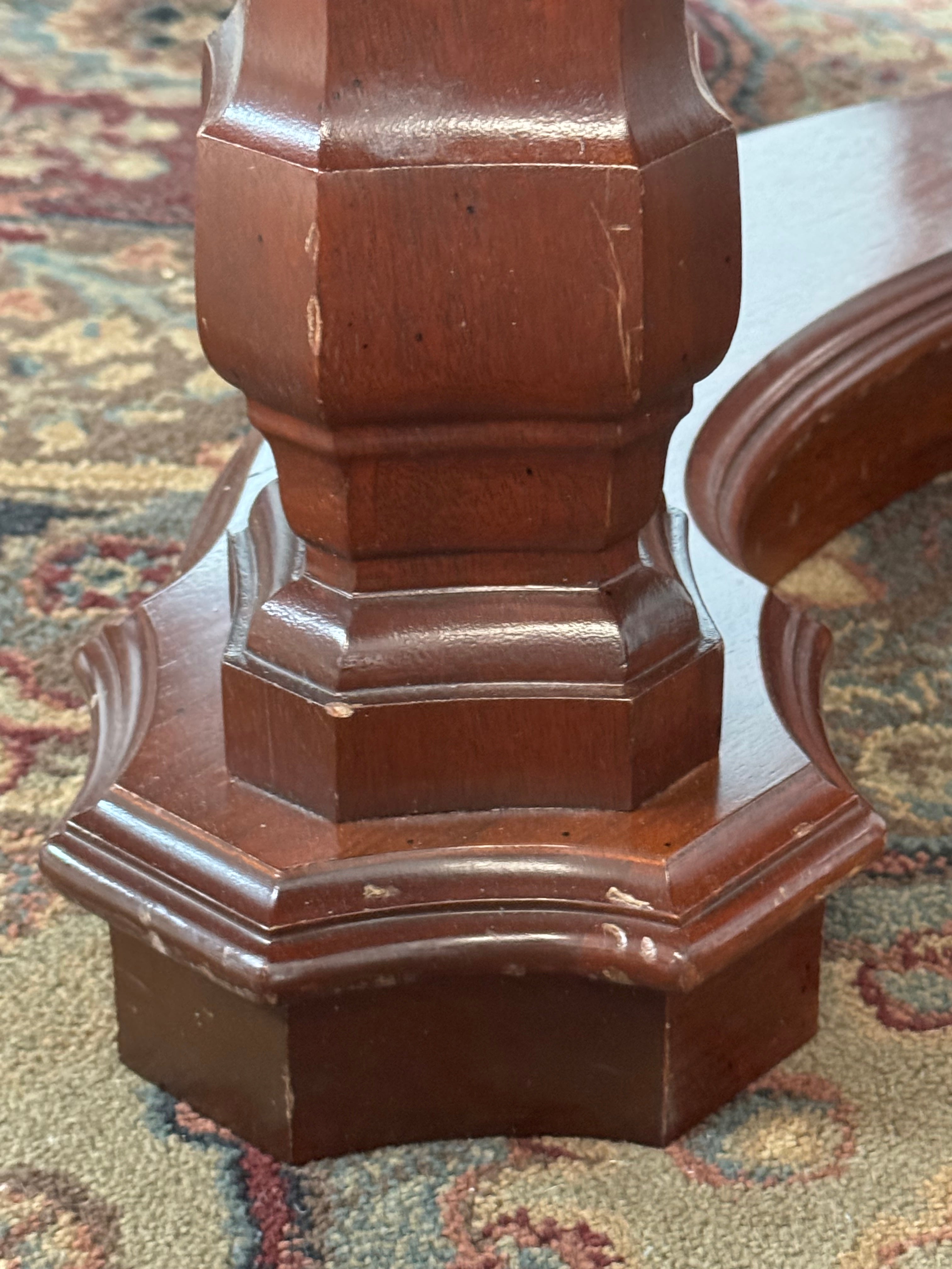 Mahogany Dual-pedestal Dining Table *