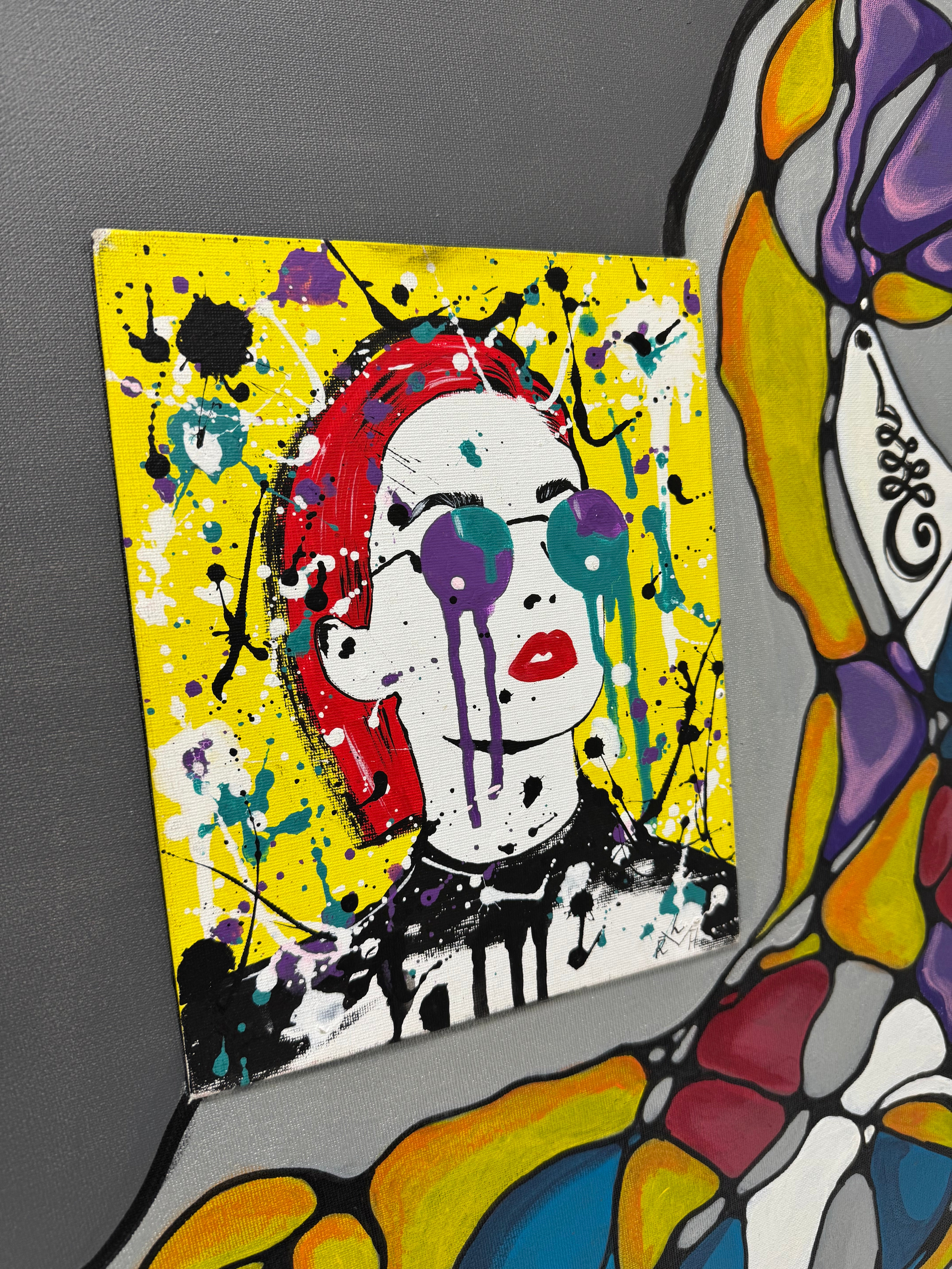 Mixed Media Canvas Pop Art