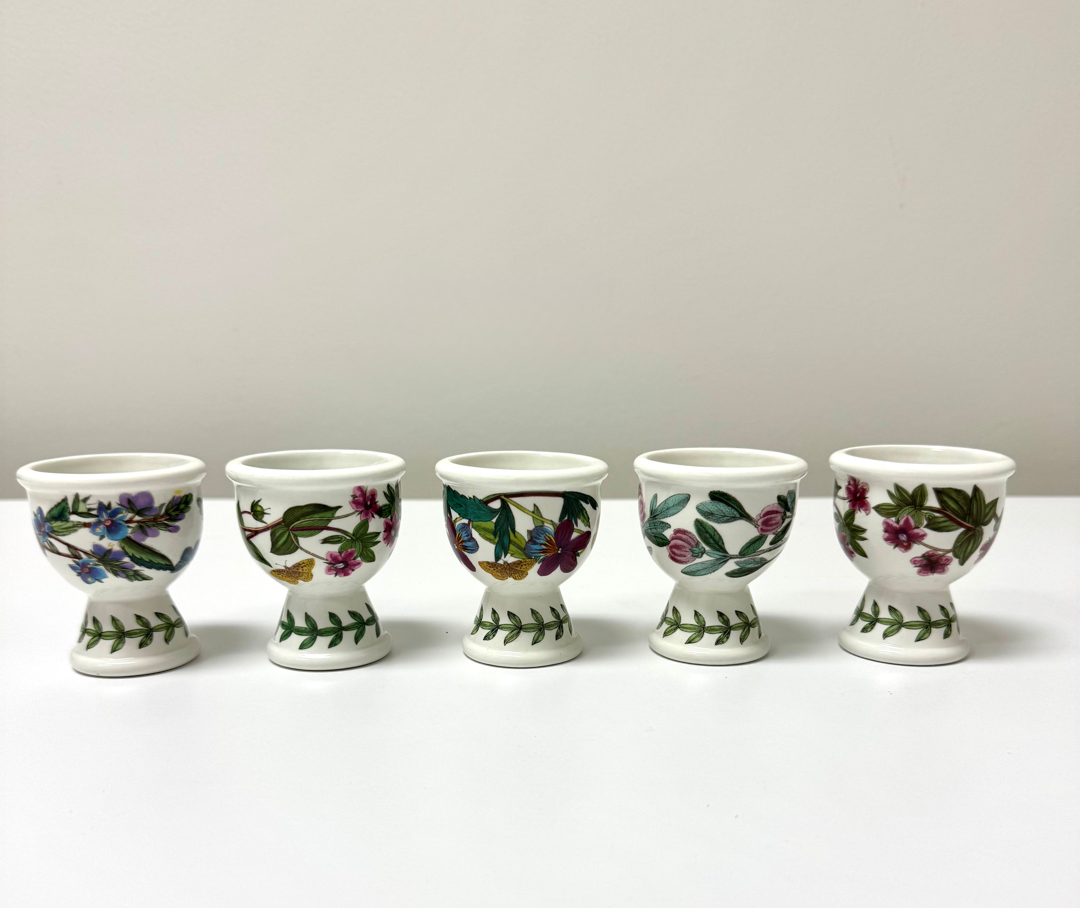 PORTMEIRION 'Botanic Garden' Egg Cups Set of 5