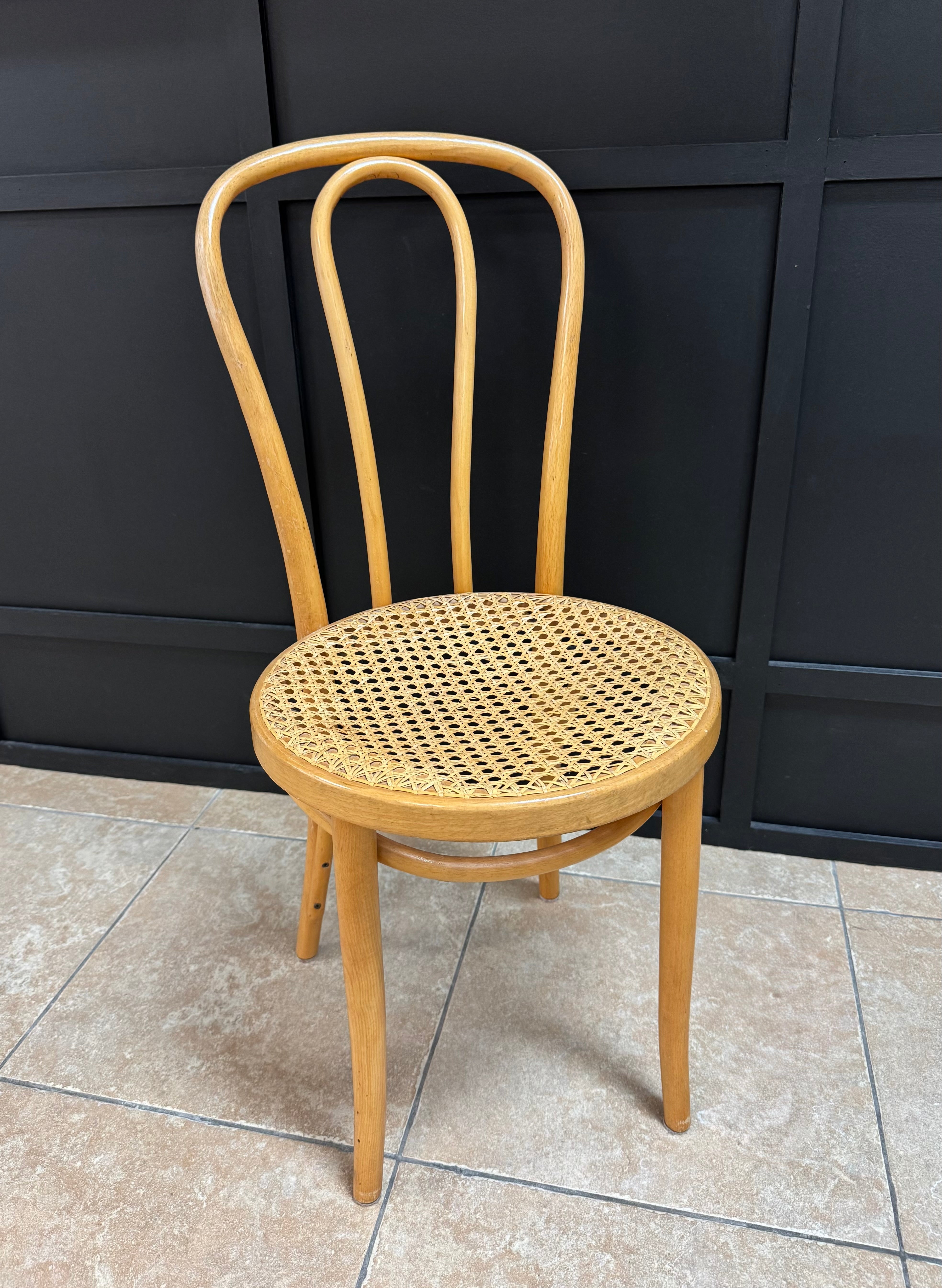 Bentwood Chair with Rattan Seat