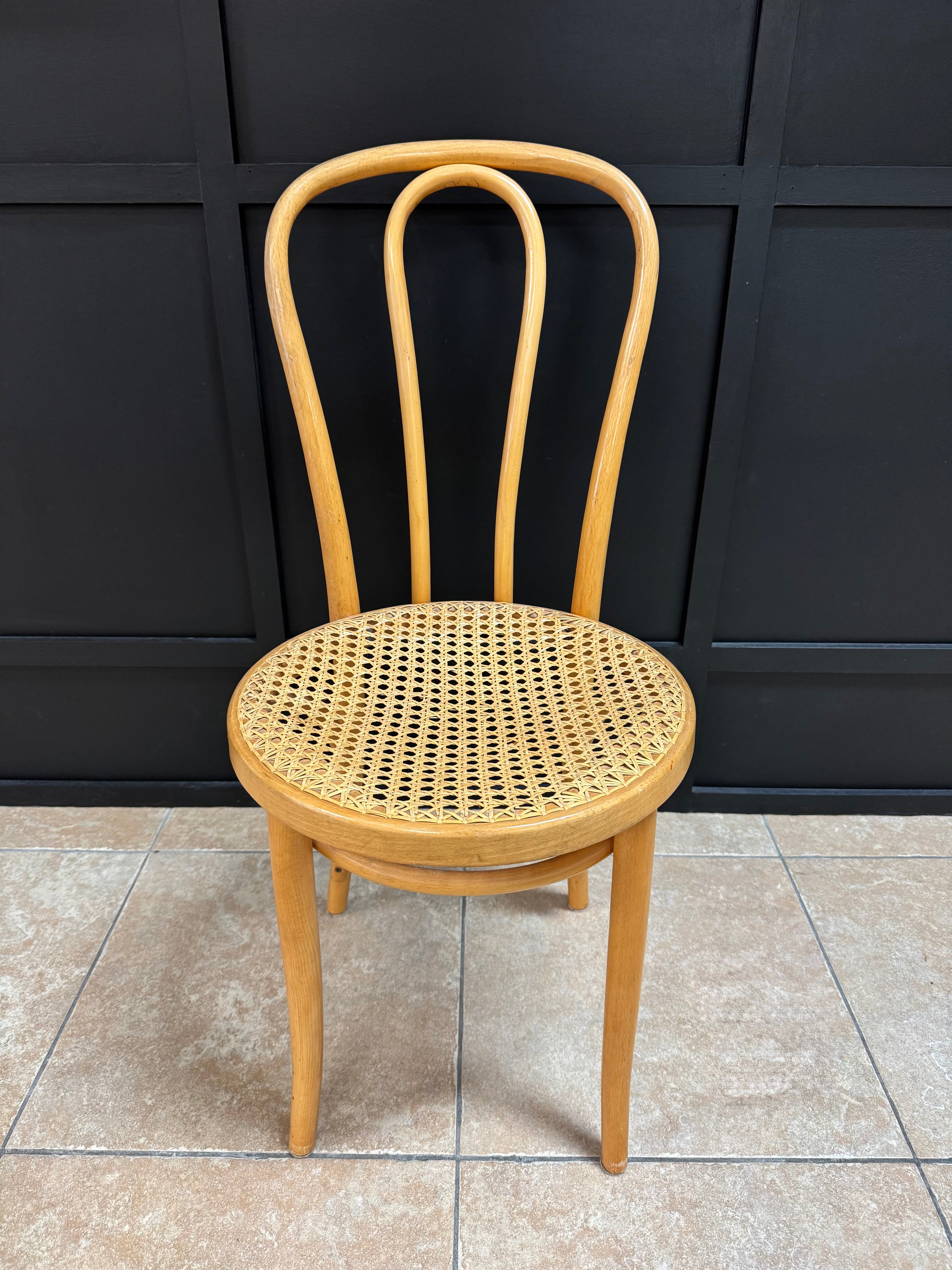 Bentwood Chair with Rattan Seat