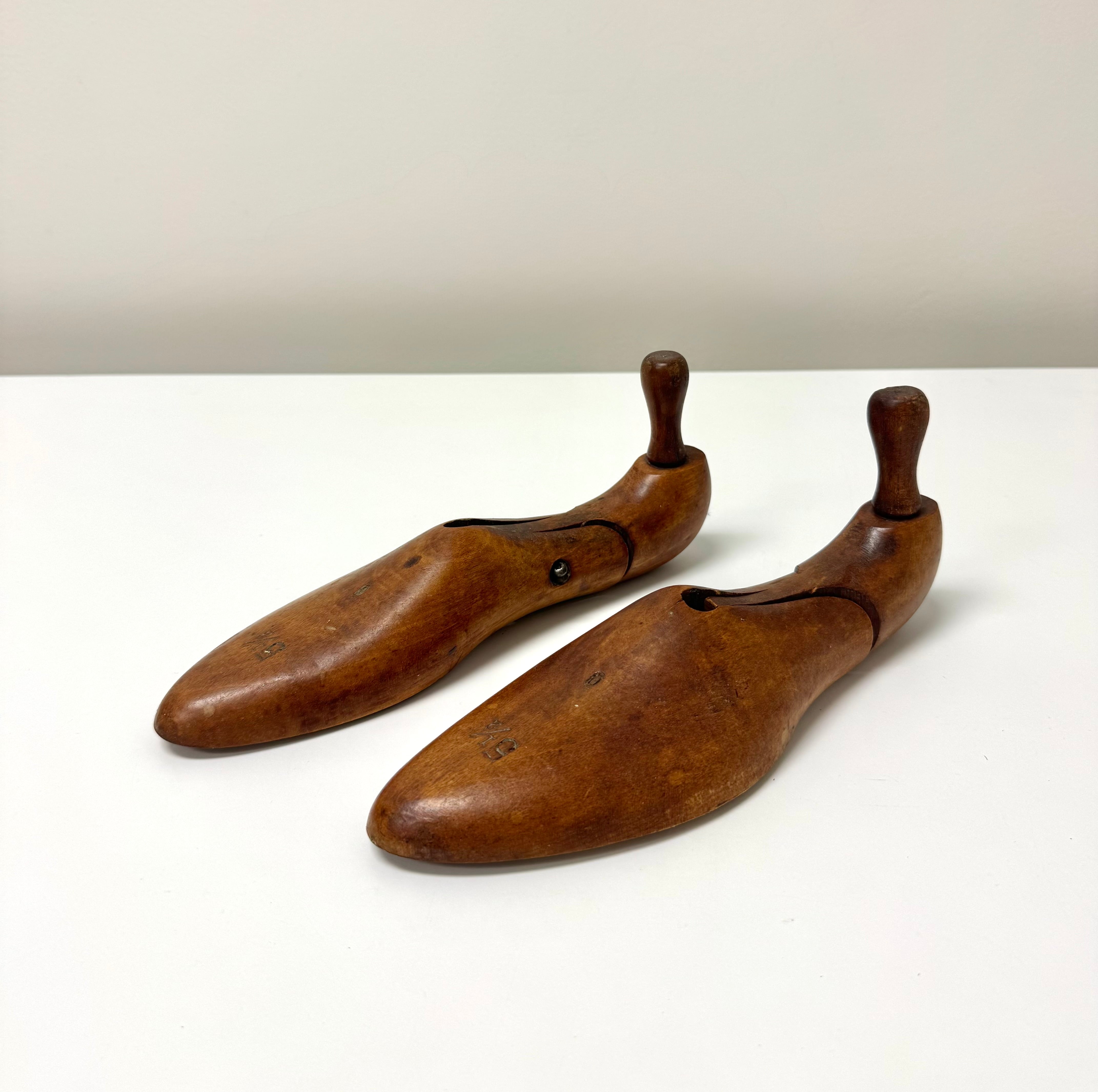 Vintage Wooden Shoe Lasts (5-1/2)