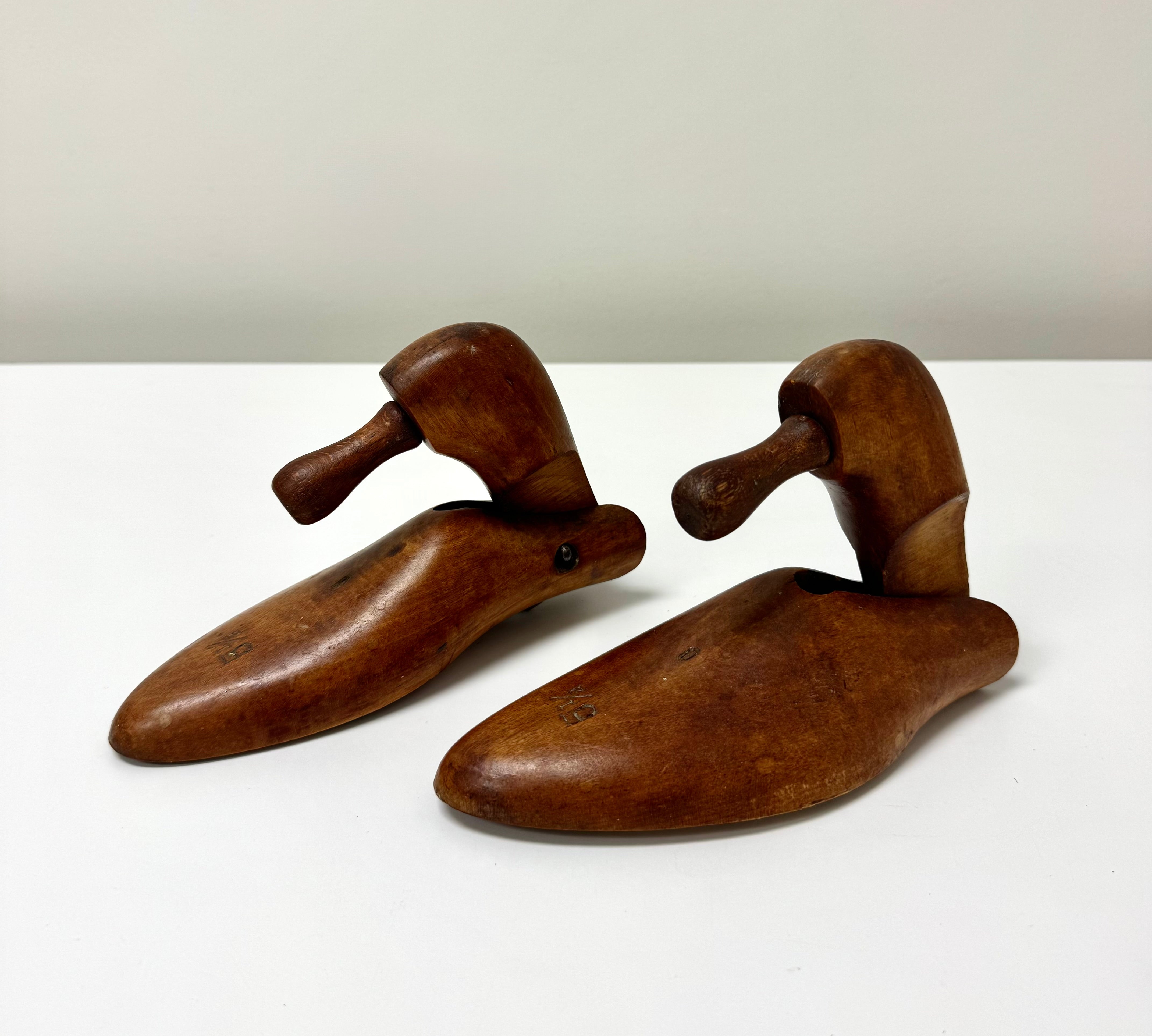 Vintage Wooden Shoe Lasts (5-1/2)