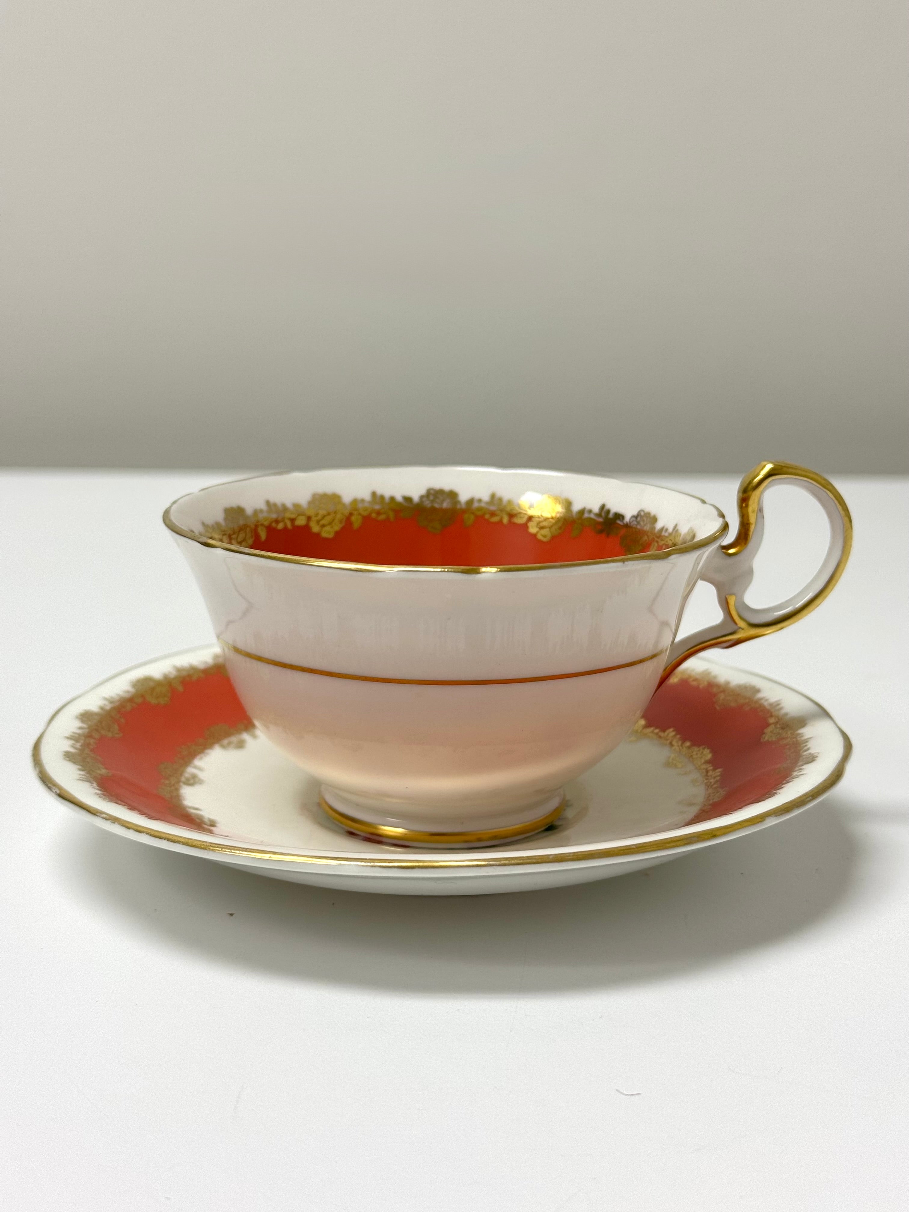 AYNSLEY 'Elizabeth' Cup & Saucer