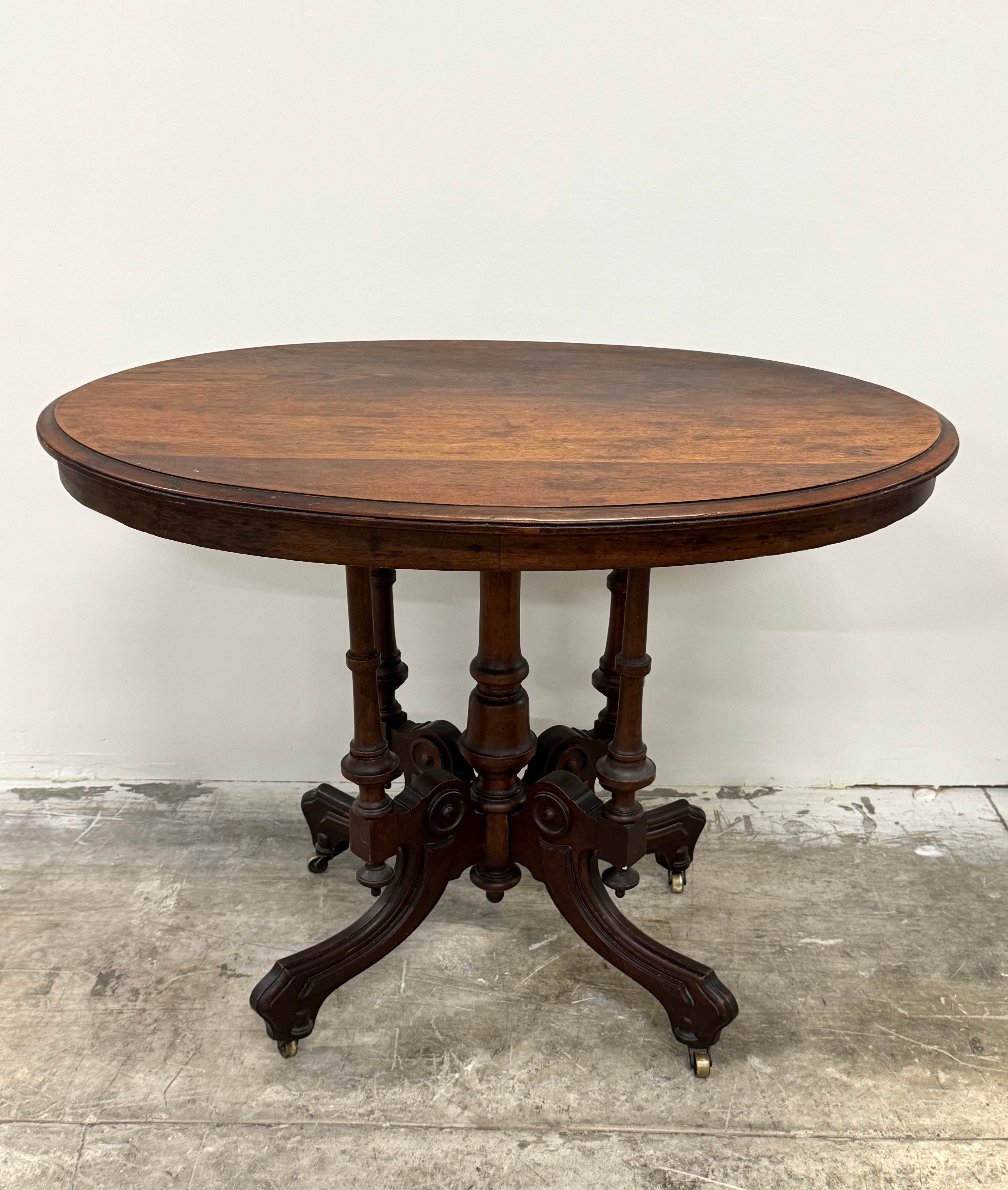 Antique Oval Salon Table