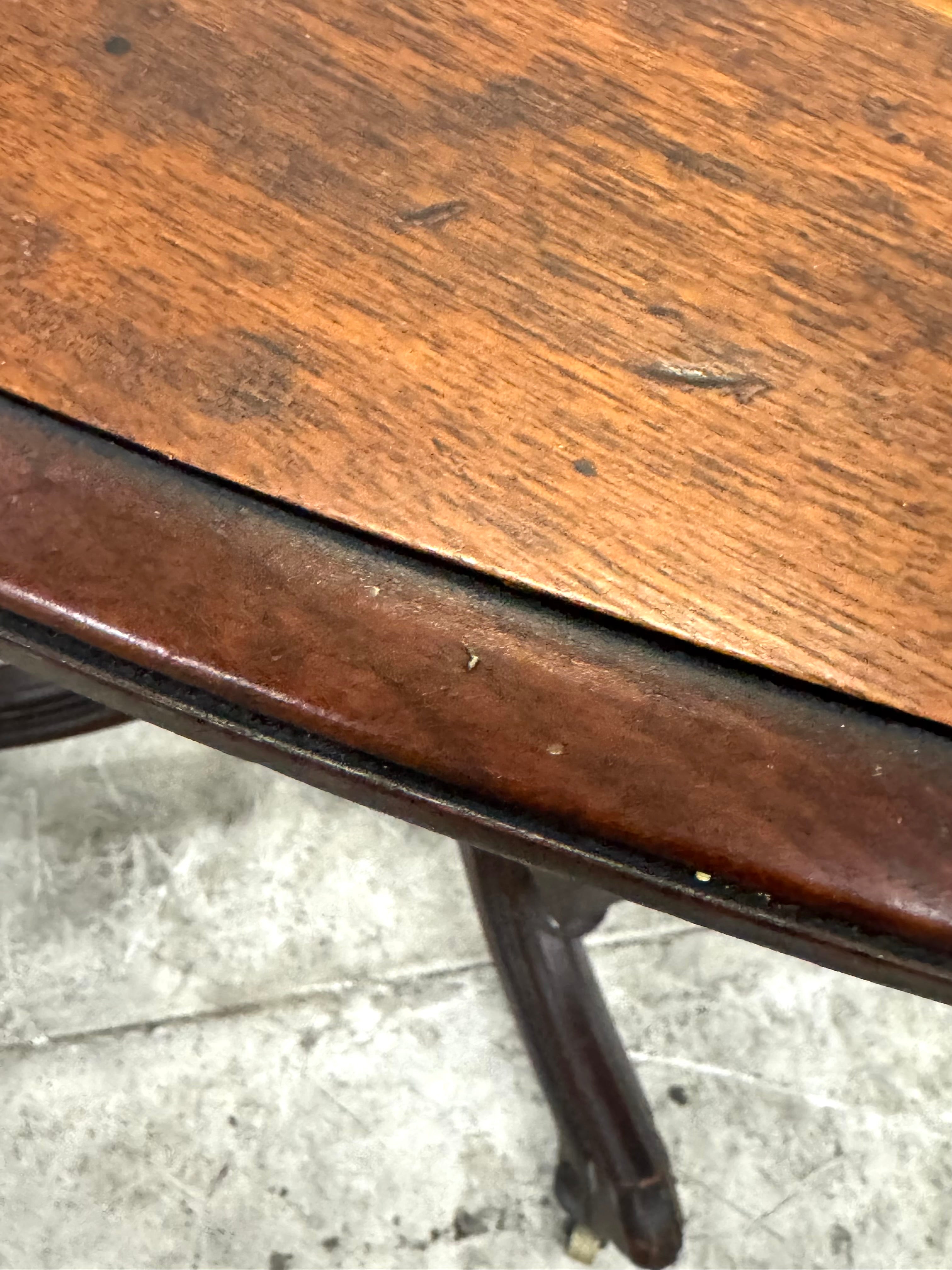 Antique Oval Salon Table