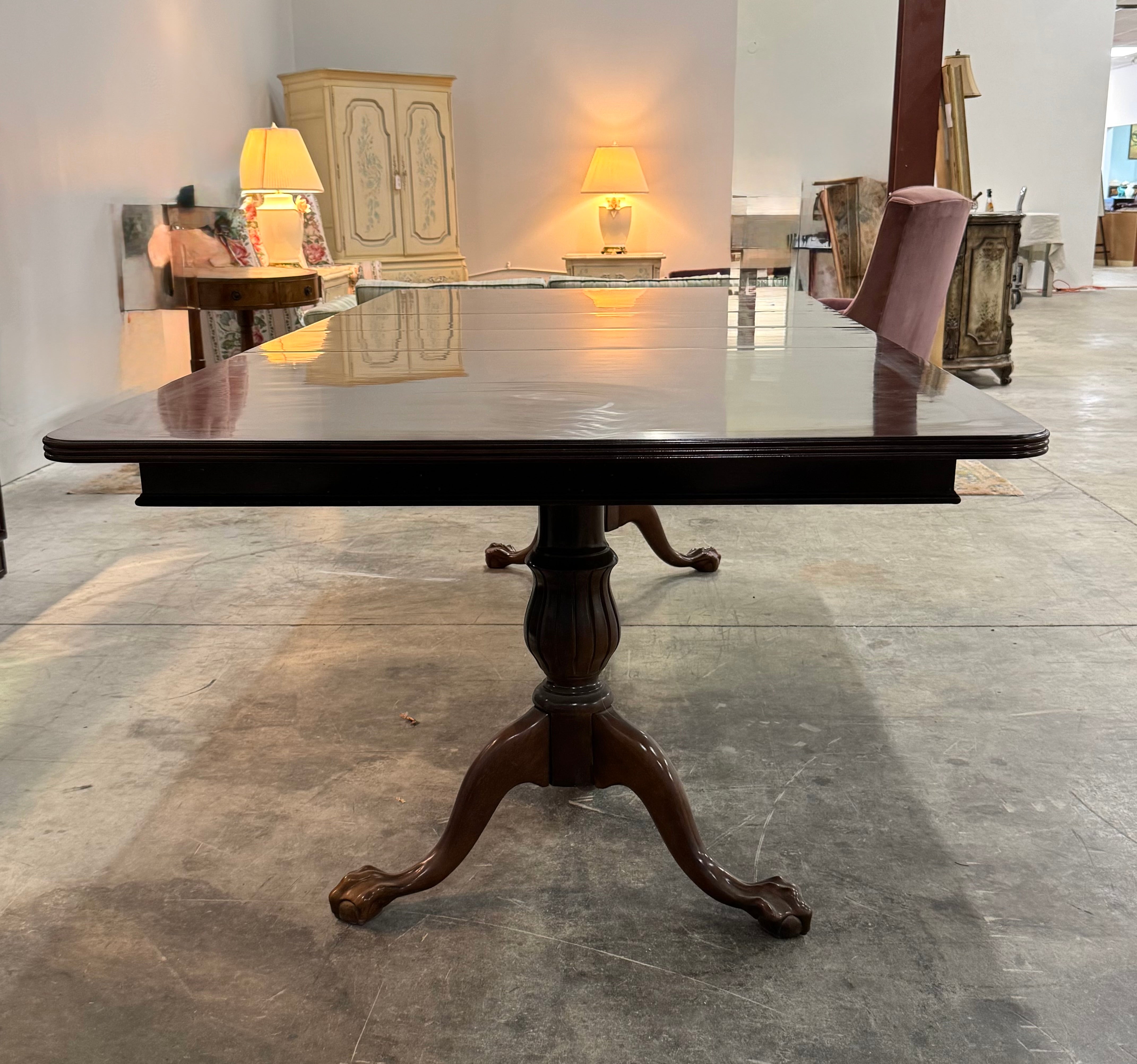 Chippendale Style Dining Table