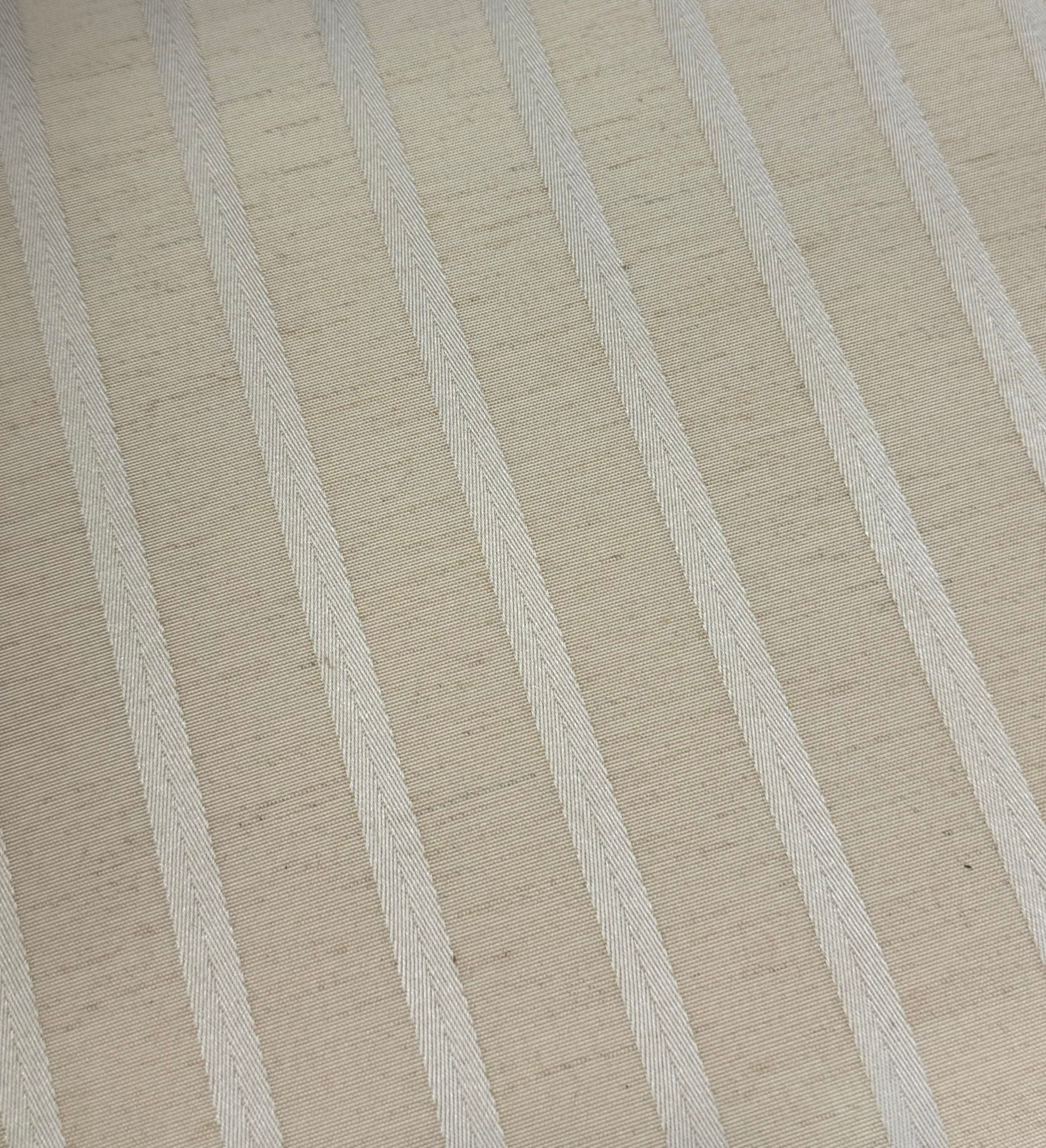 Mahogany Striped Dining Arm Chairs Set of 2