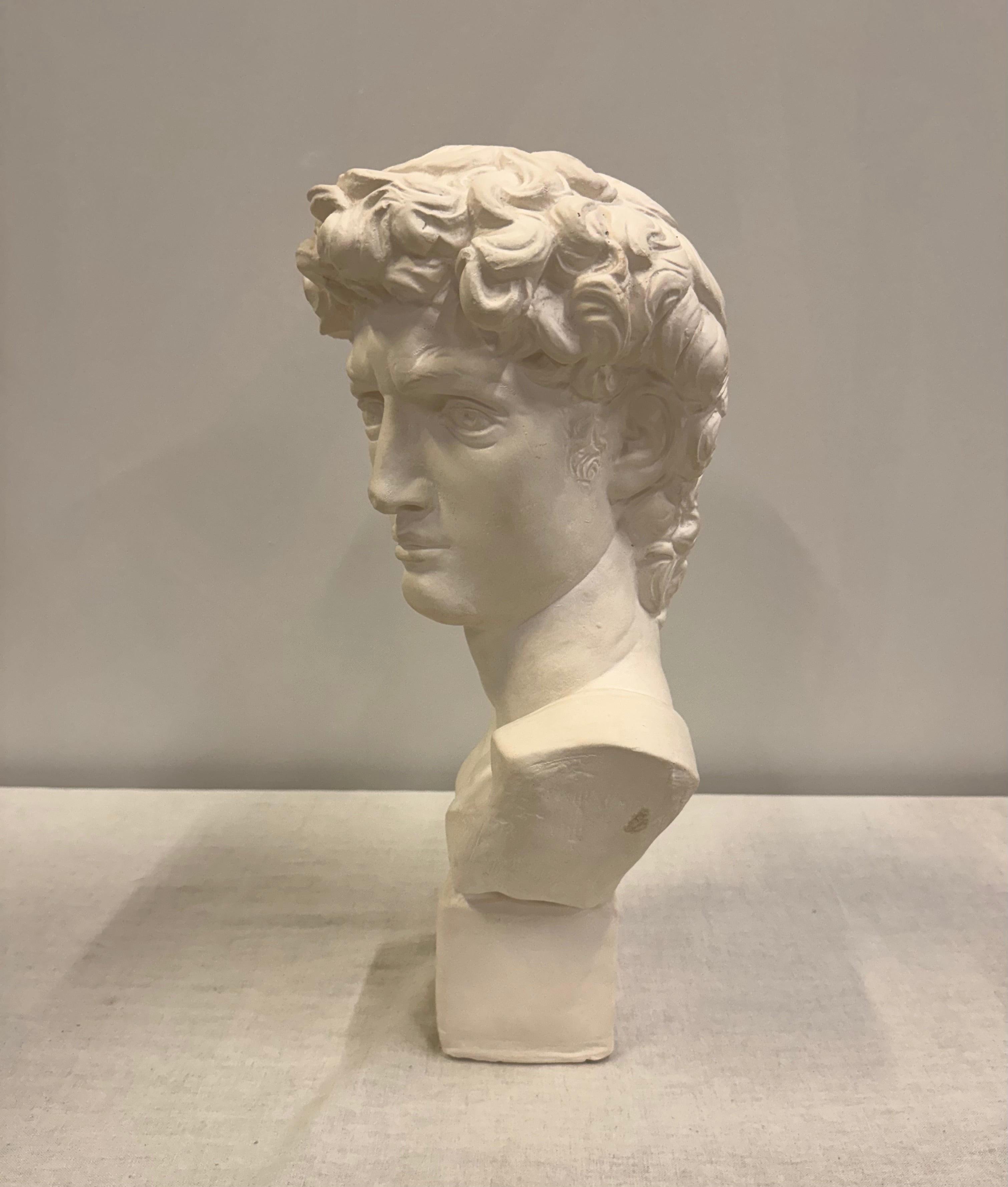 Cast Plaster Sculpture of David