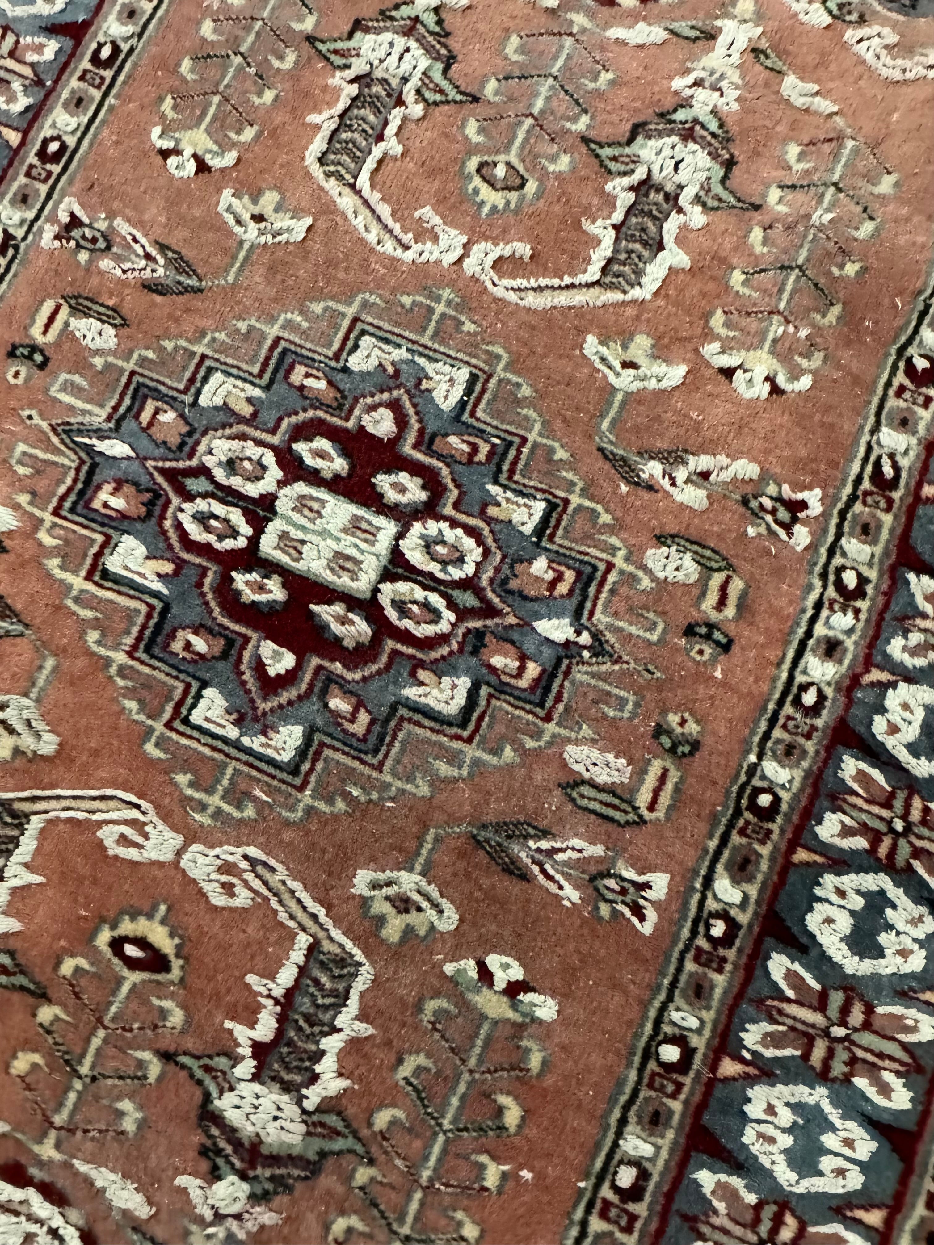 Dark Rose & Teal 31-1/2" x 46" Rug