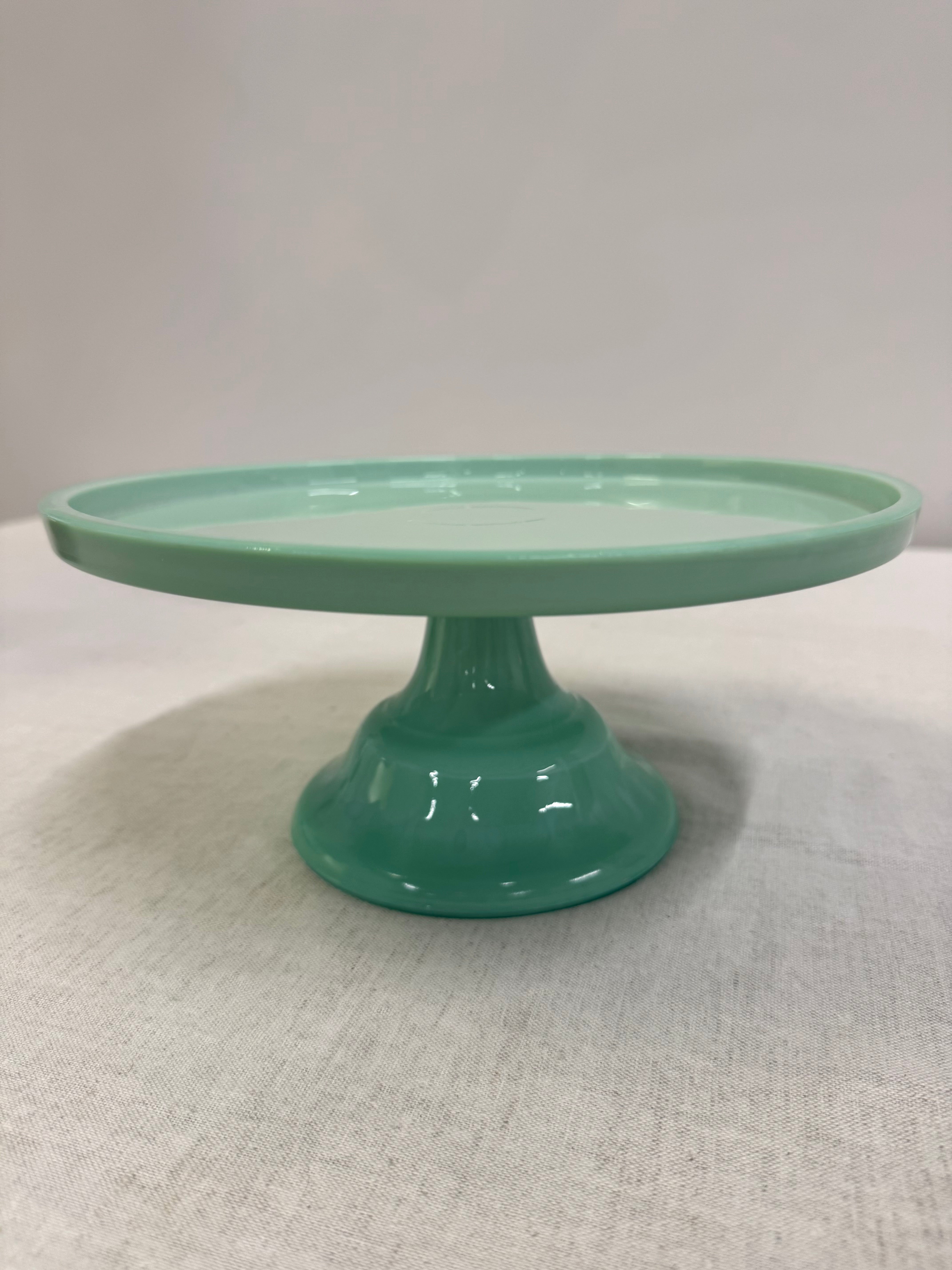 Mint Green Ceramic Cake Plate