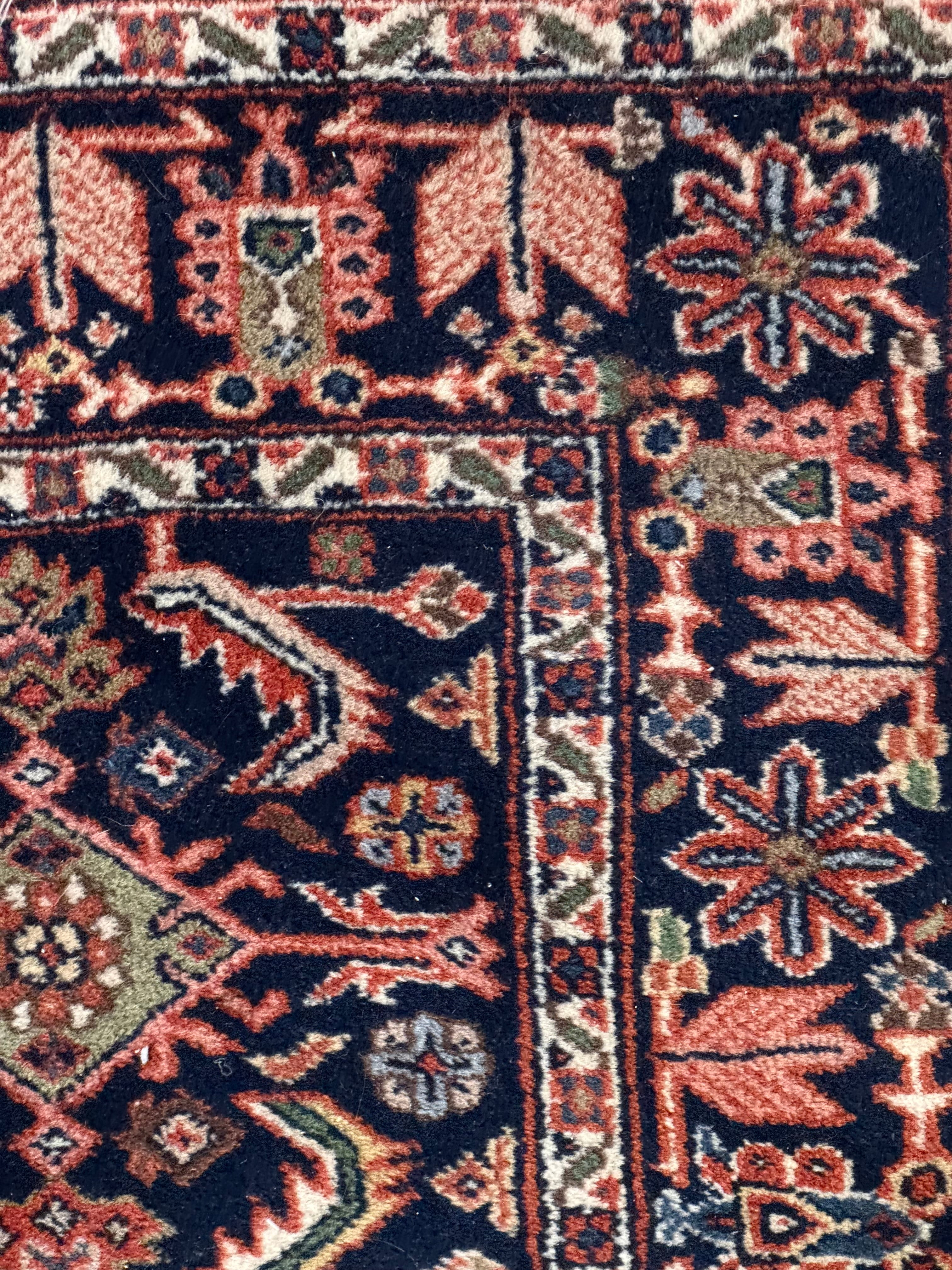 Coral Red Indian 38" x 74" Rug