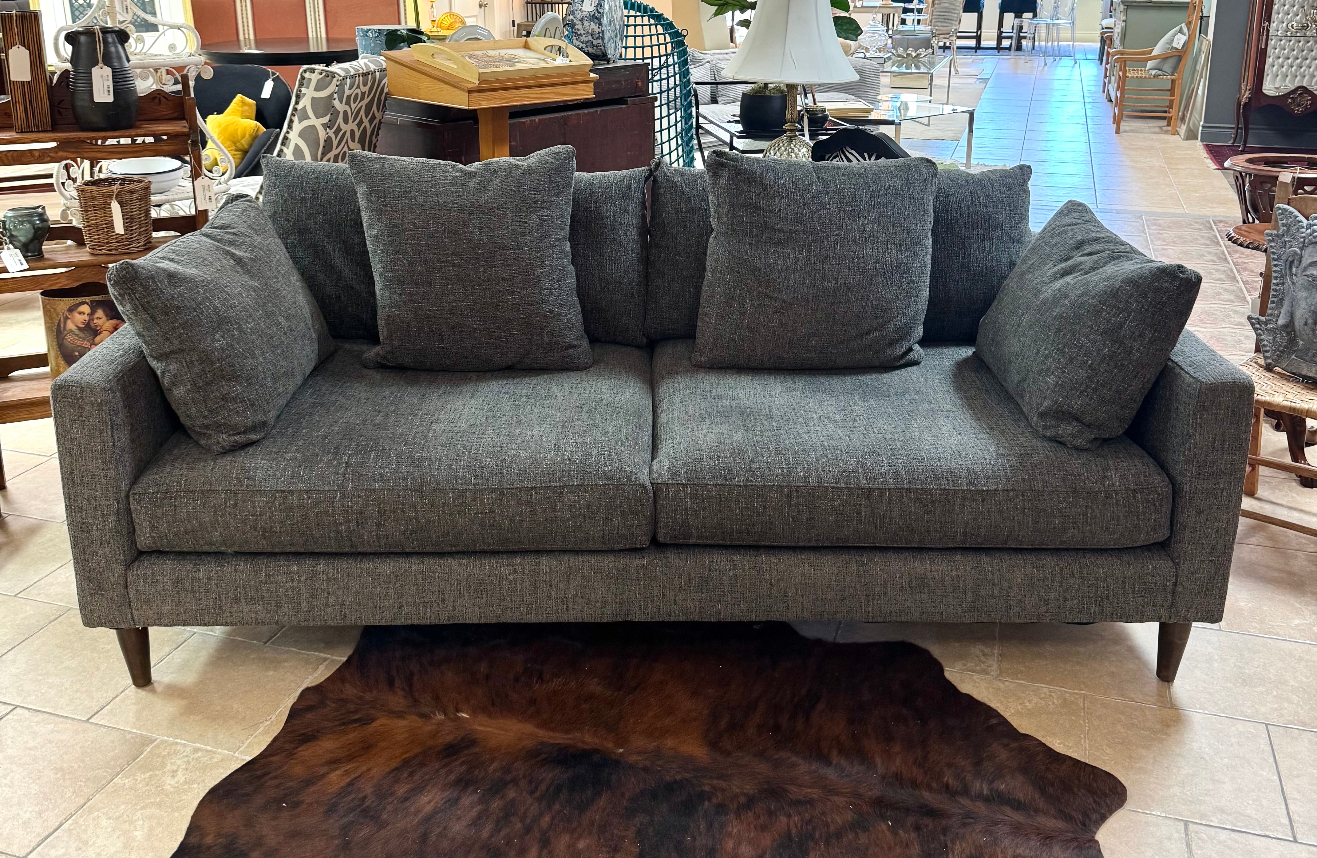 URBAN BARN Steel Basketweave 89" Sofa