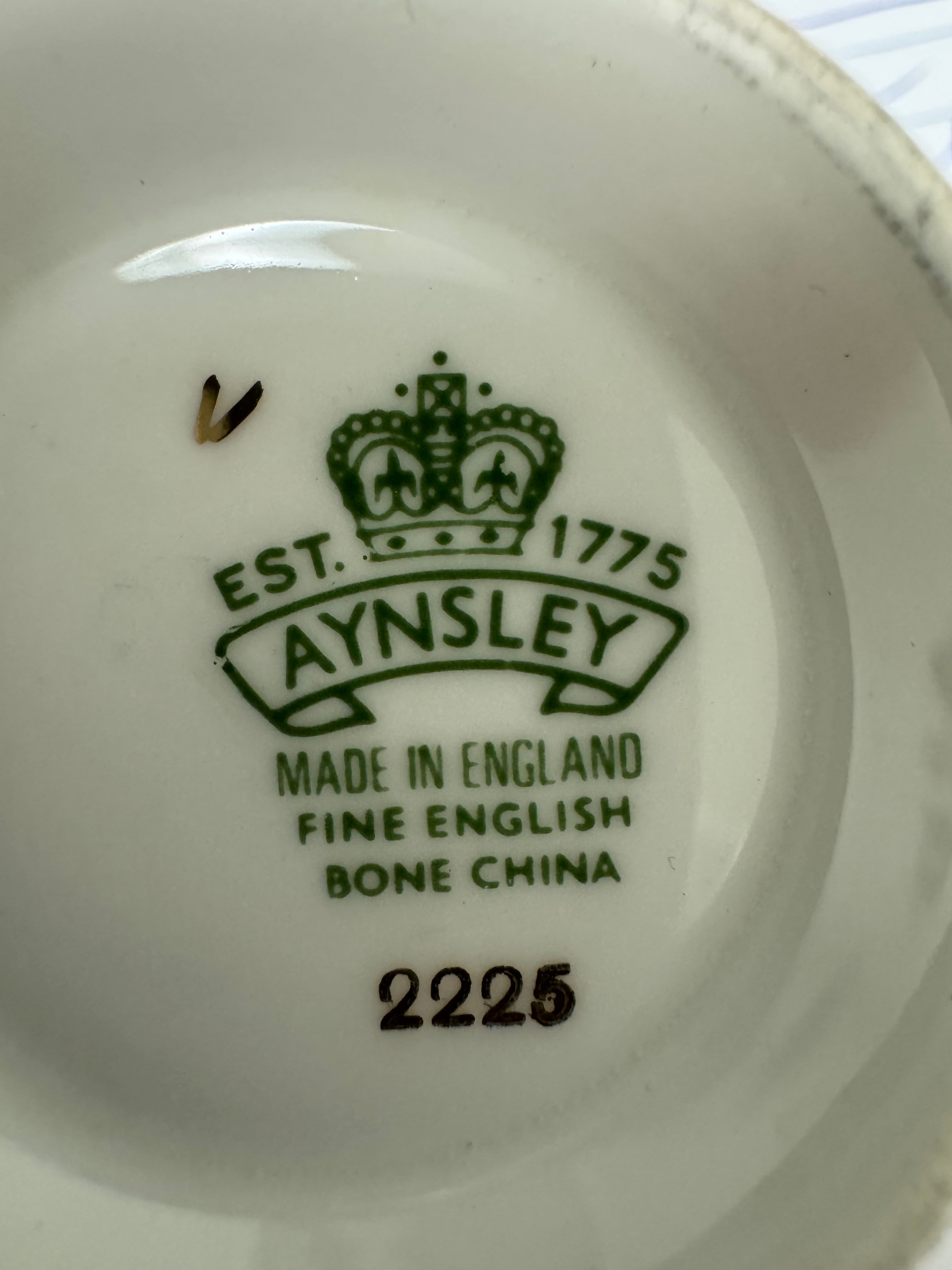 AYNSLEY 'Corset' Cup & Saucer