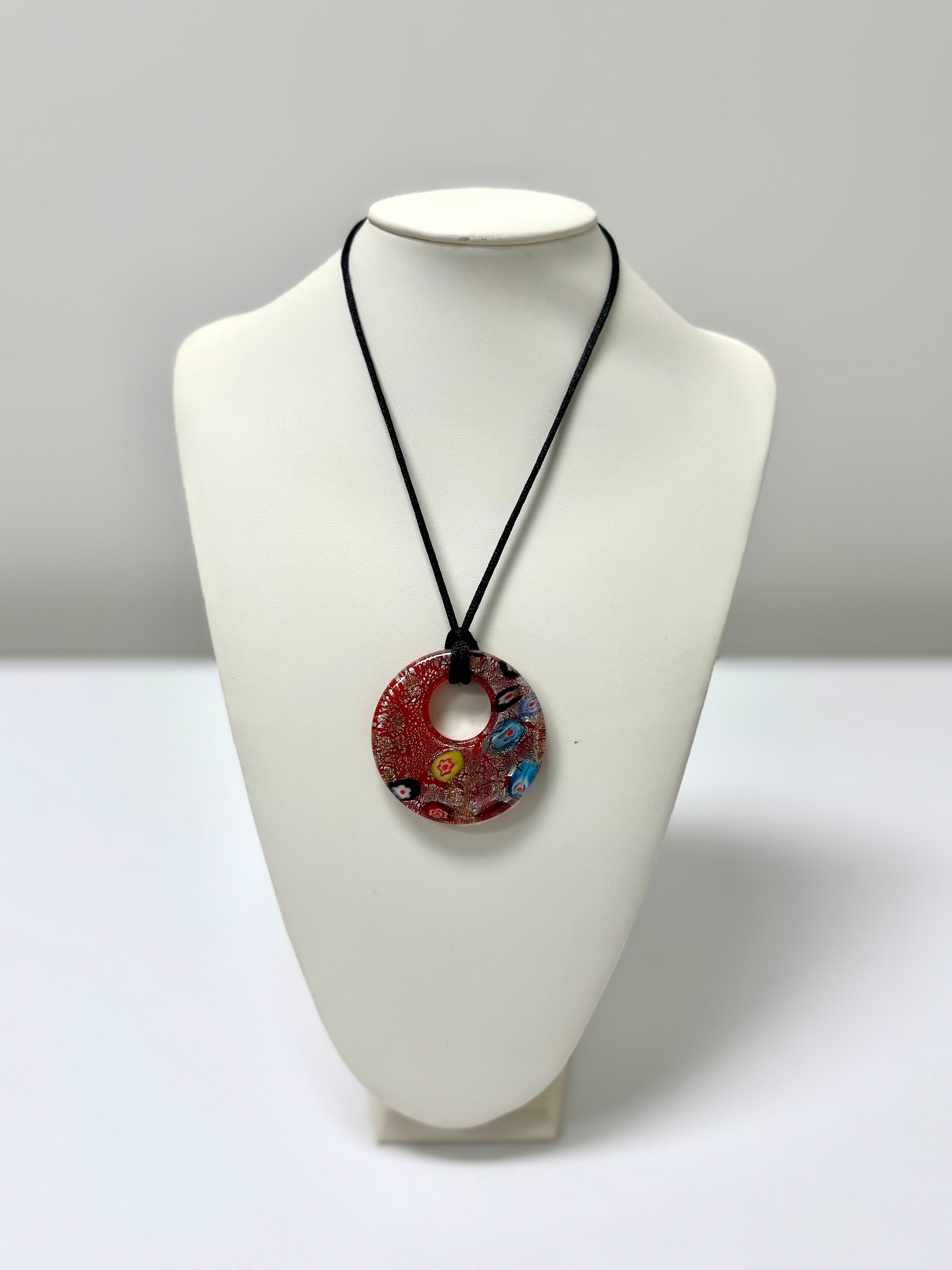 Millefiori Art Glass Necklace
