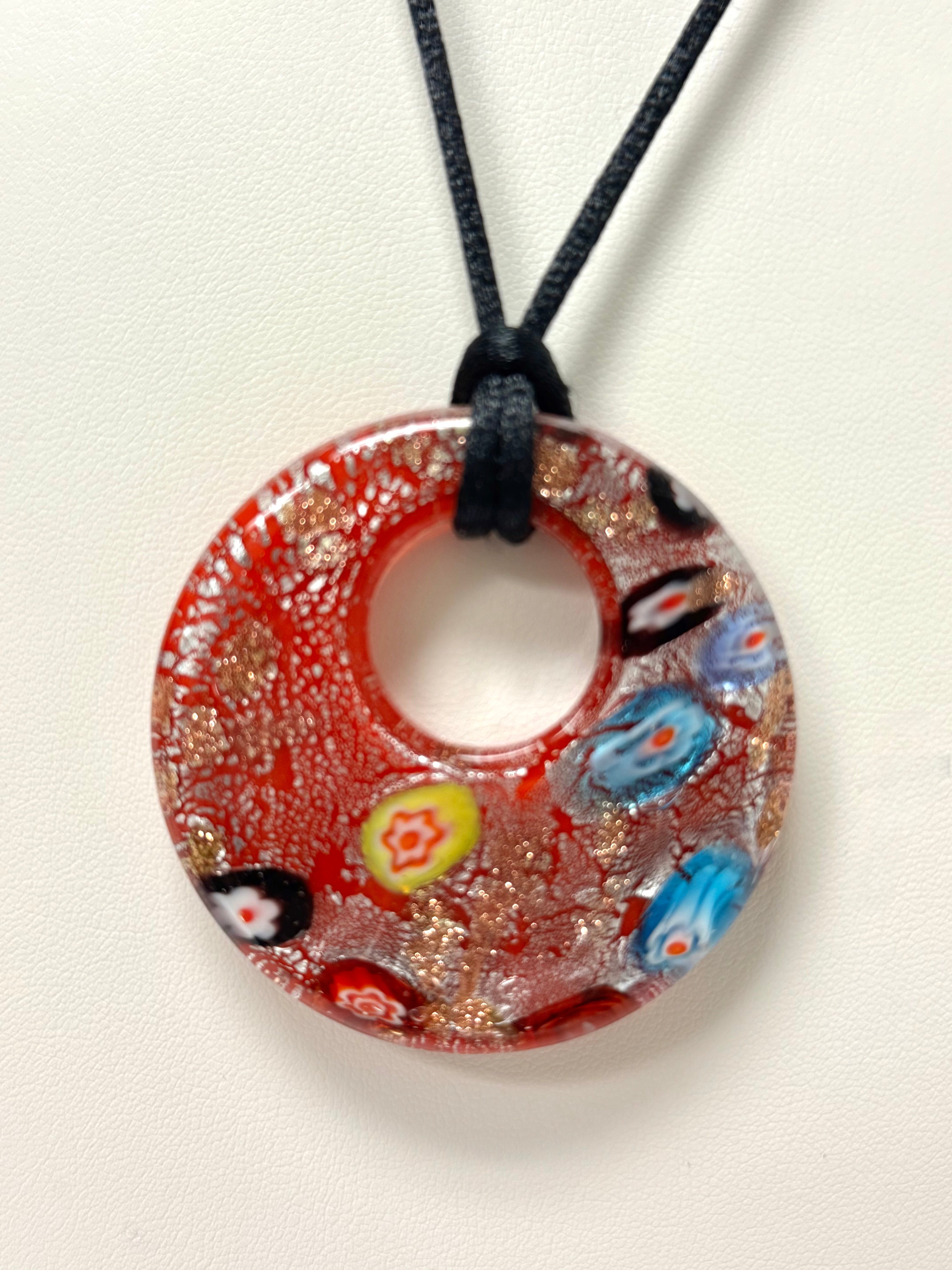 Millefiori Art Glass Necklace
