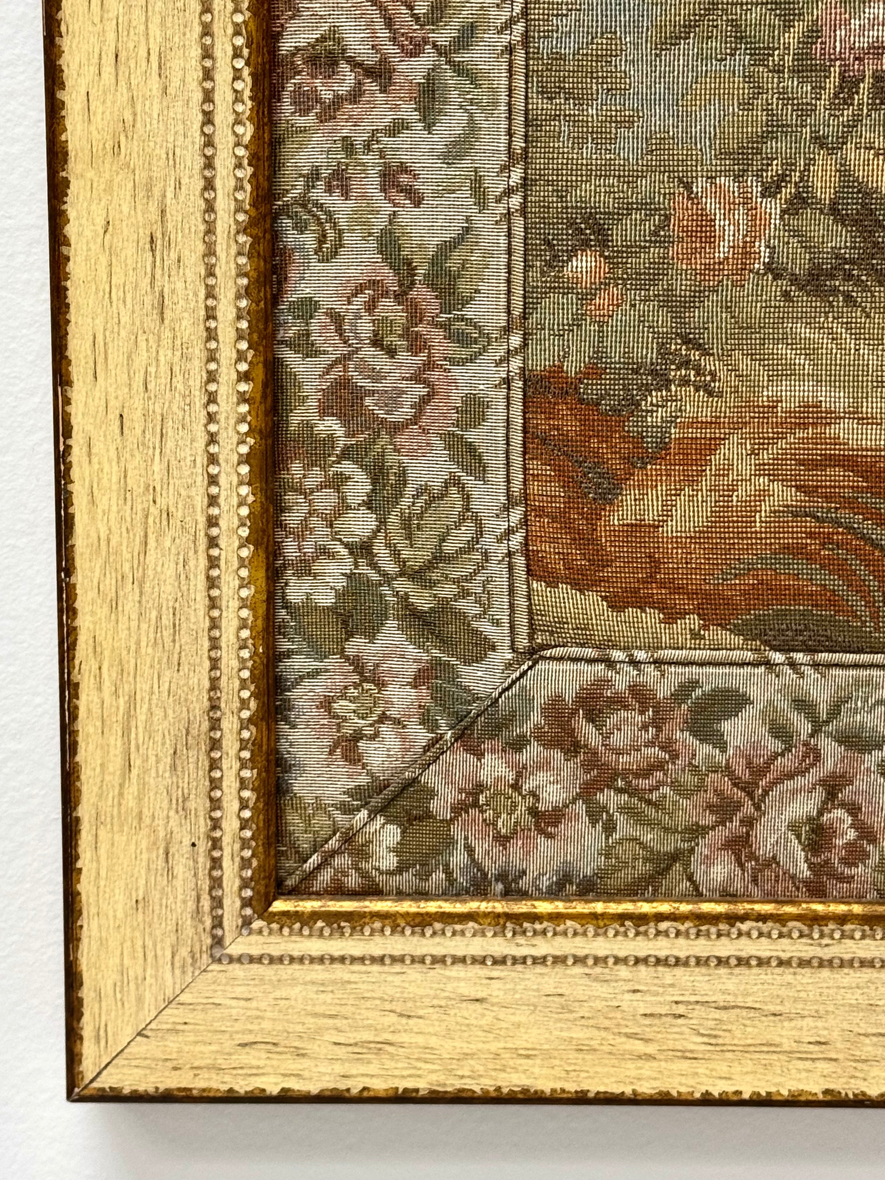 French Aubusson Framed Tapestry
