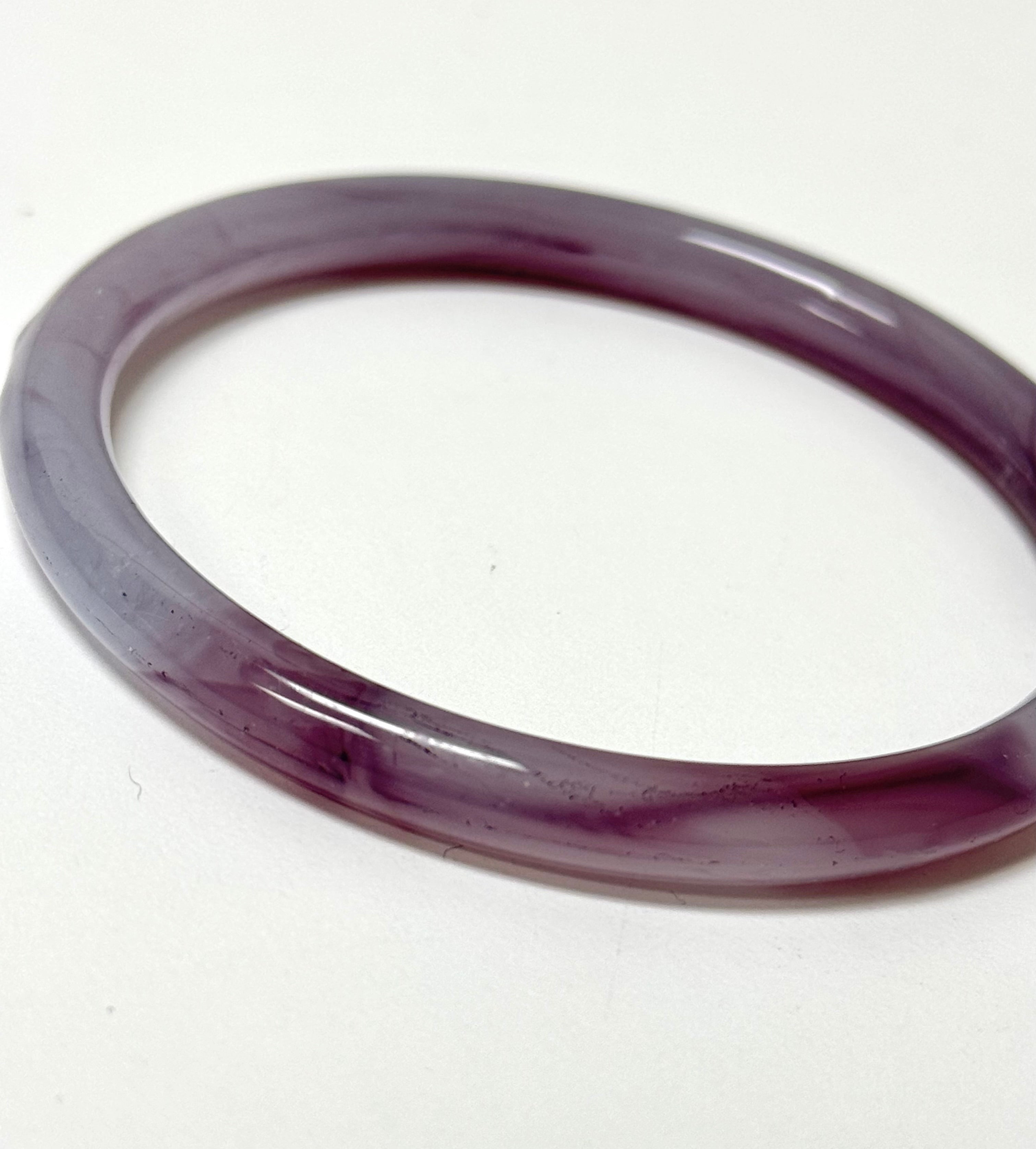 Lavender Jade Bangle