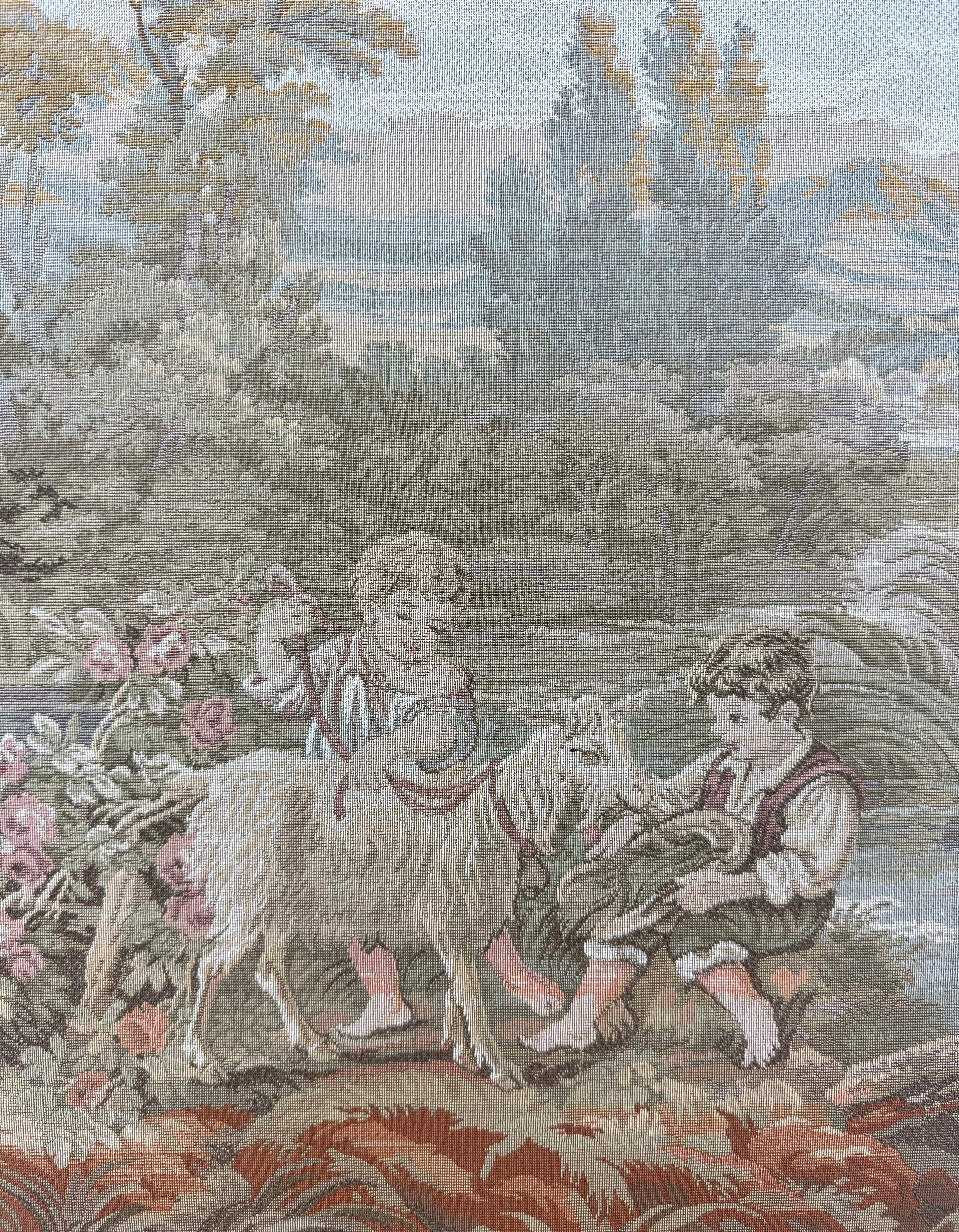 French Aubusson Framed Tapestry