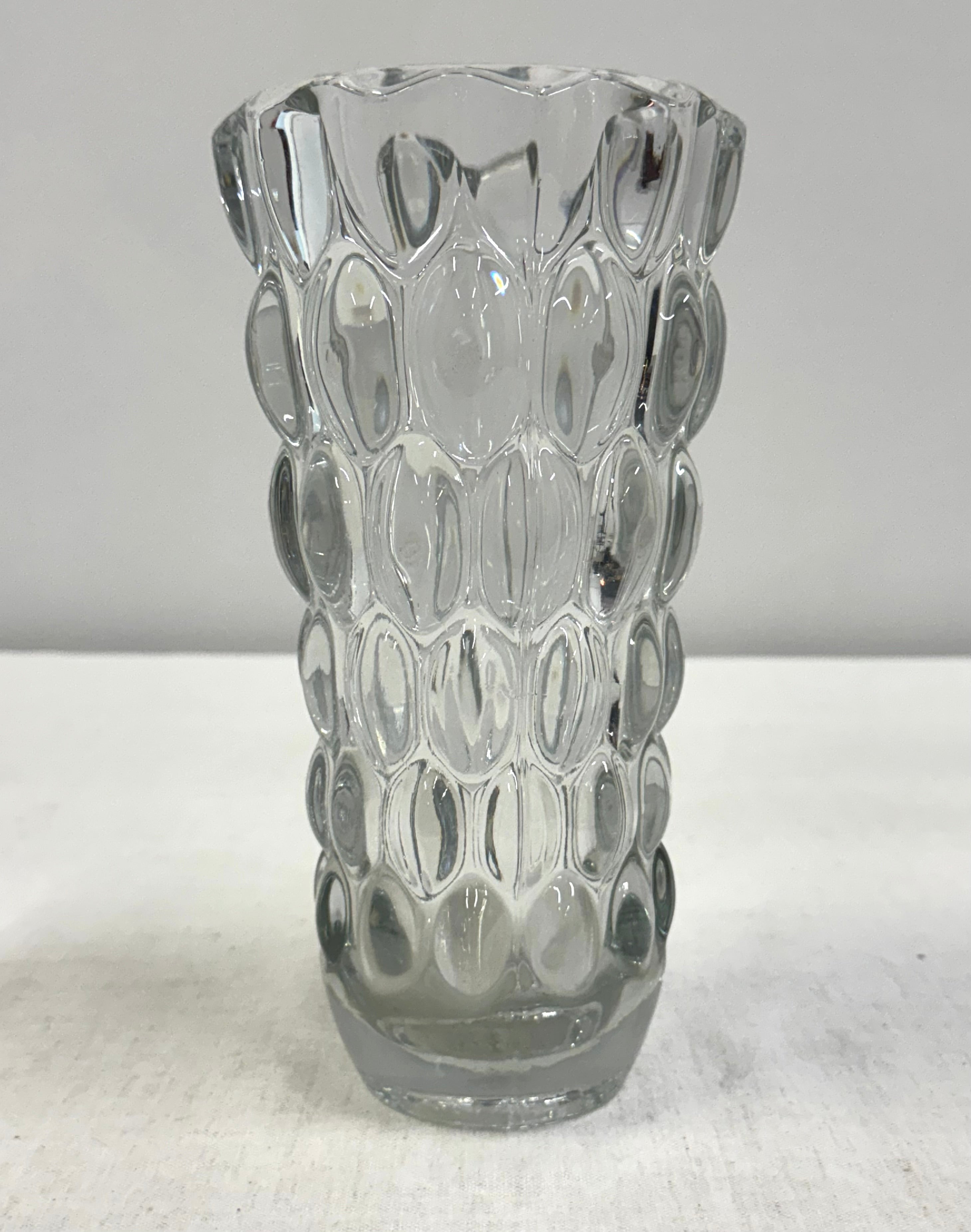 Vintage Bubble Glass Vase