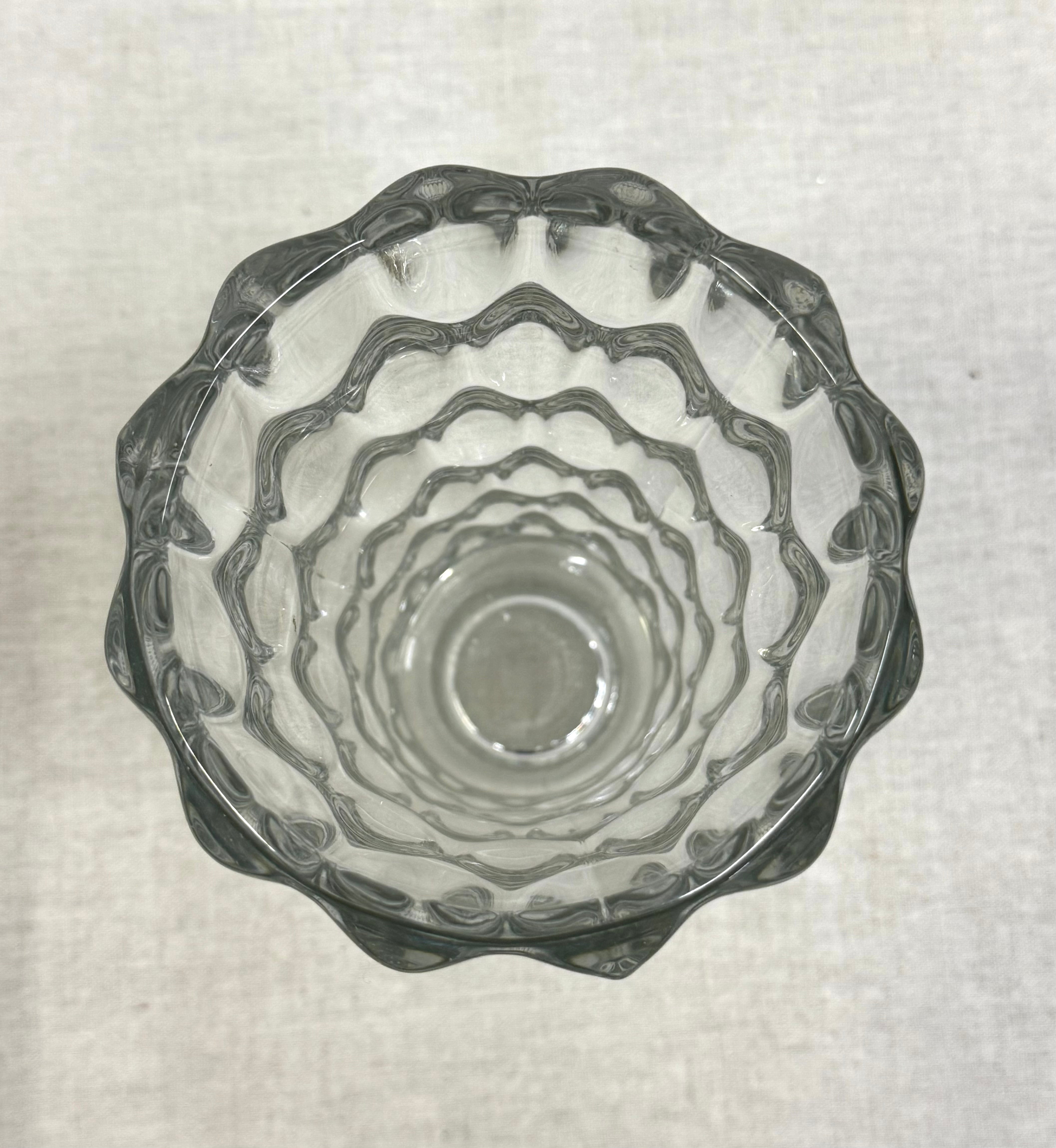 Vintage Bubble Glass Vase