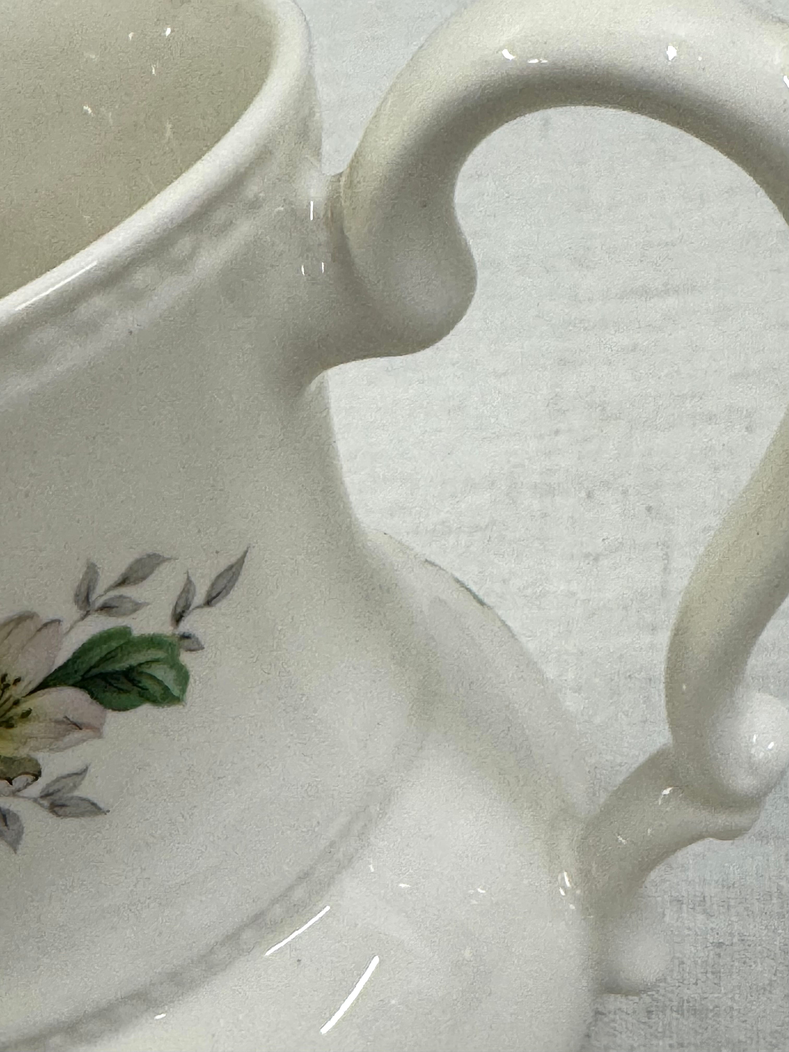 Vintage Dogwood 7" Porcelain Pitcher